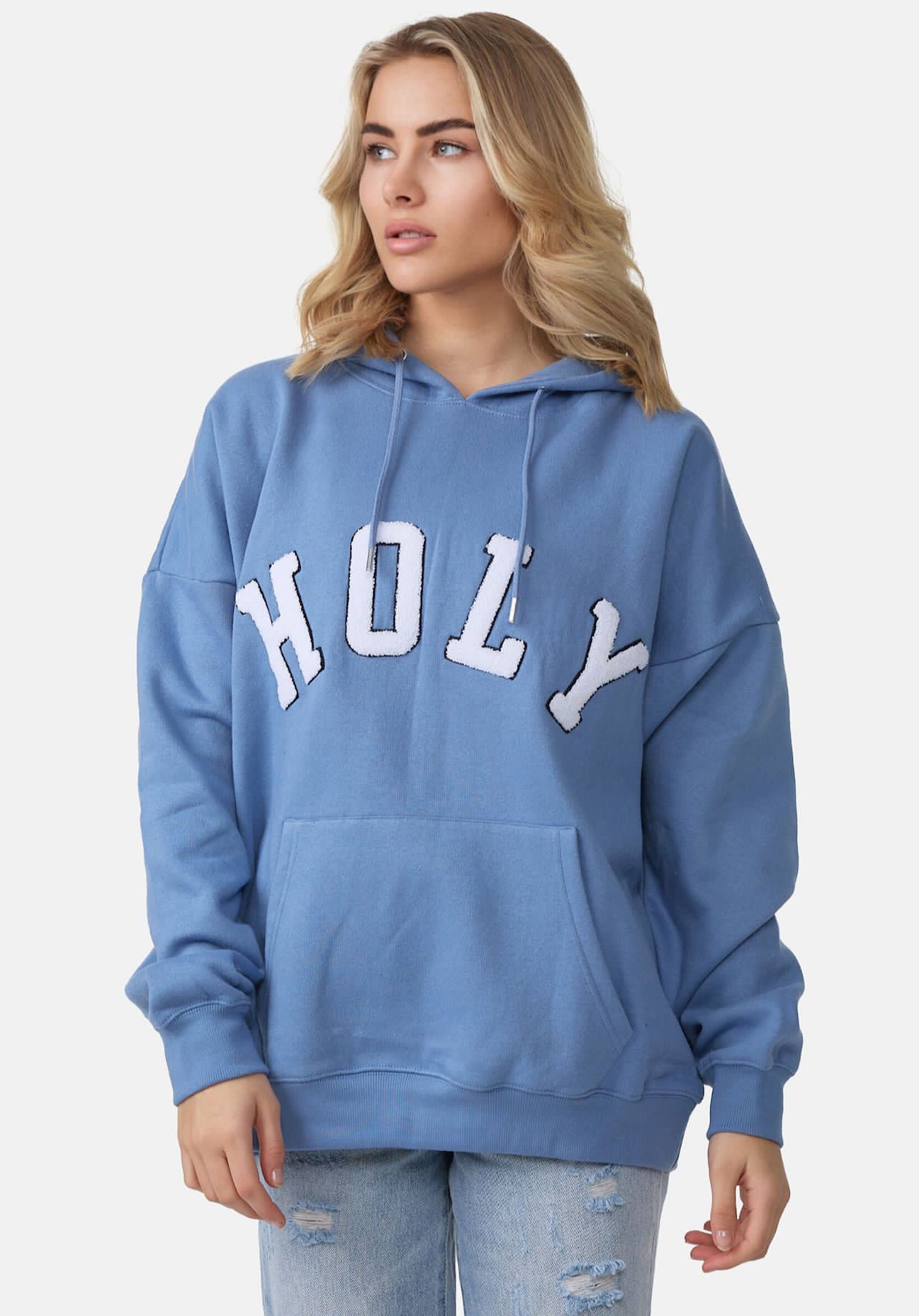 Hoodie Kapuzenpullover Worldclassca Blau Hoodie Oversized Worldclassca Sweatshirt "HOLY"