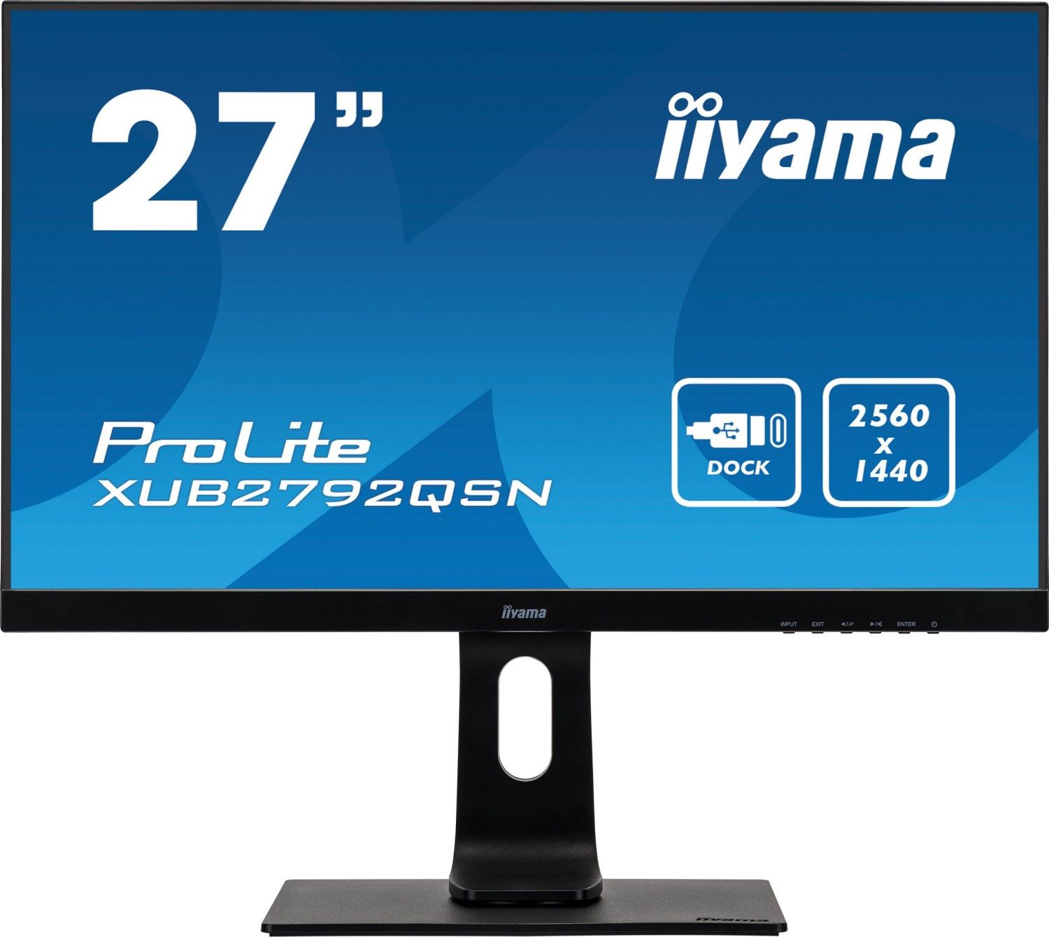 Iiyama iiyama ProLite XUB2792QSN 27" 16:9 WQHD IPS Display schwarz LED-Monitor