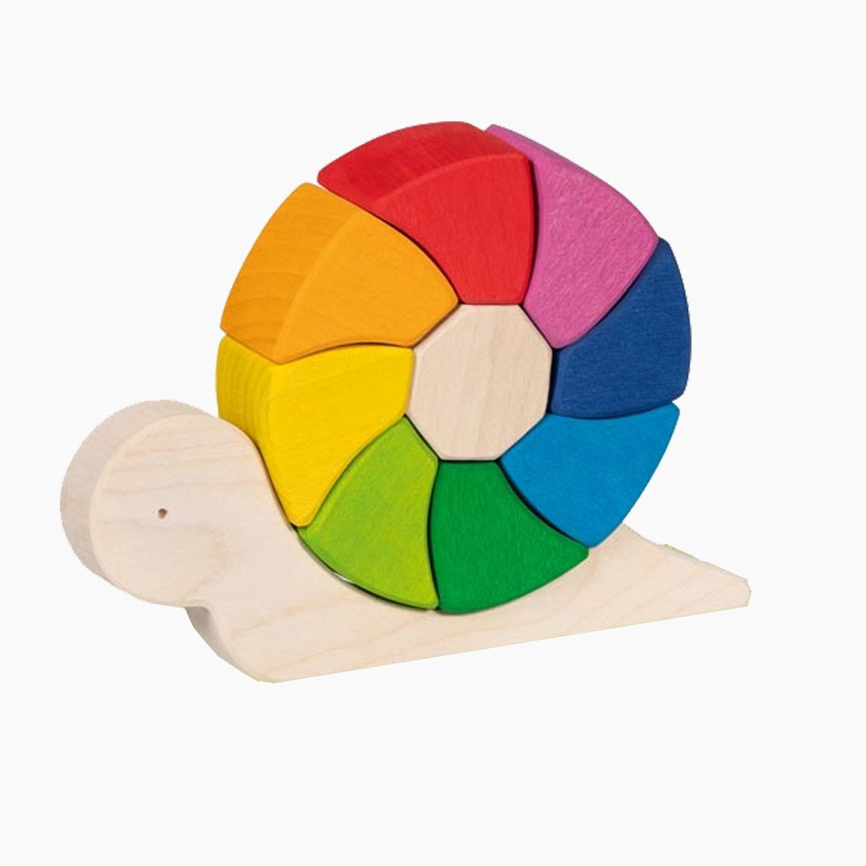 goki Bausteine Kecke Schnirkelschnecke Pauline Spielbausteine, (packung, 6 St), Viele Ergänzungsmöglichgkeiten
