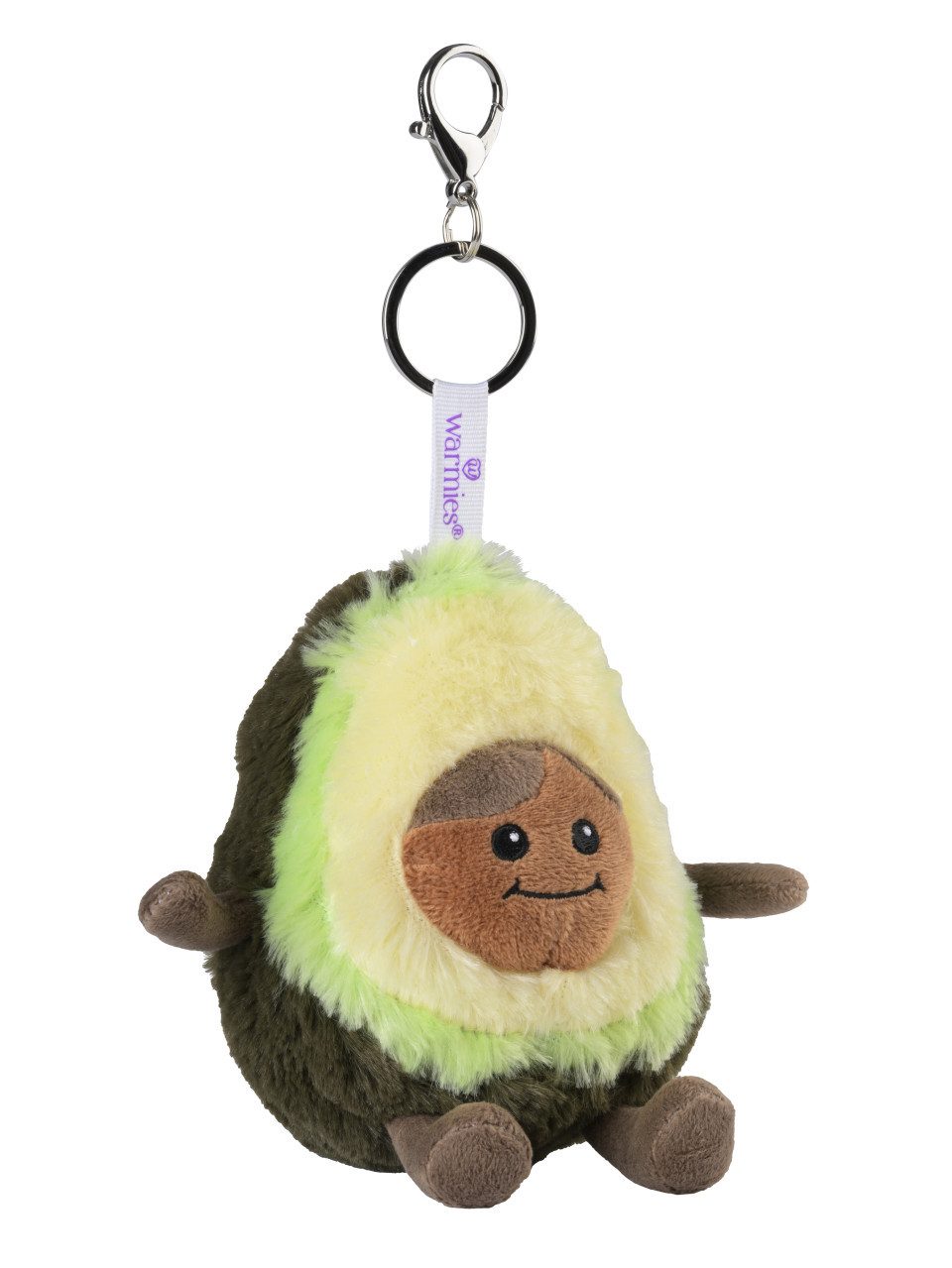 Warmies® Schlüsselanhänger Warmies Taschenanhänger Charm Avocado