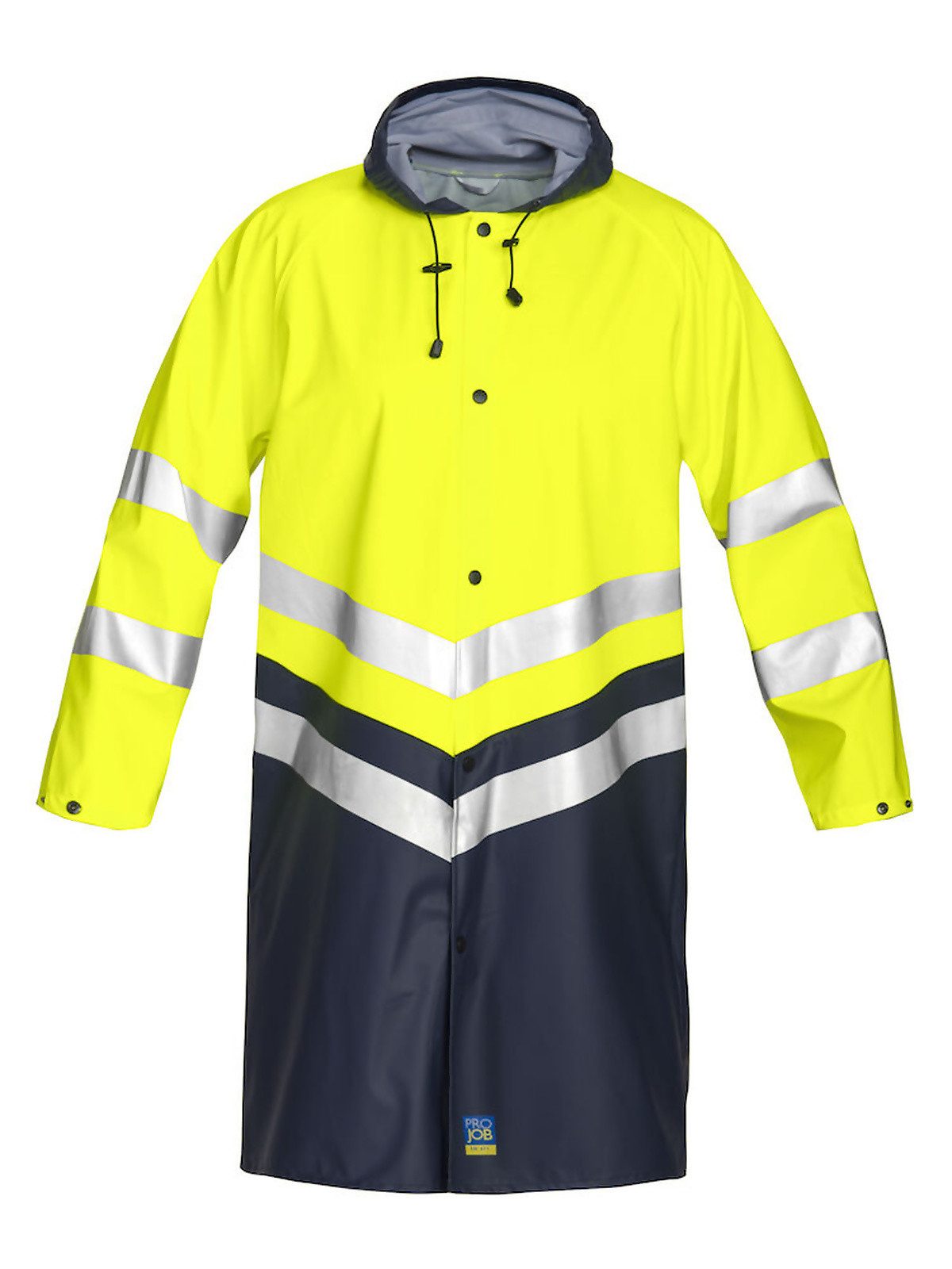 ProJob Arbeitsjacke 6403 REGENMANTEL EN ISO 20471 KLASSE 3