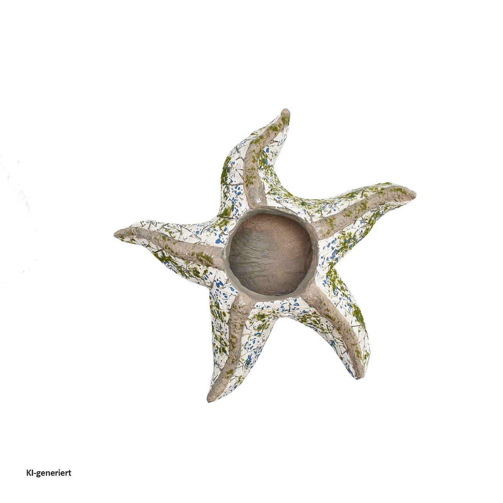 HTI-Line Tierfigur Pflanzgefäß Mosaik Seestern (1 St., Pflanzgefäß)