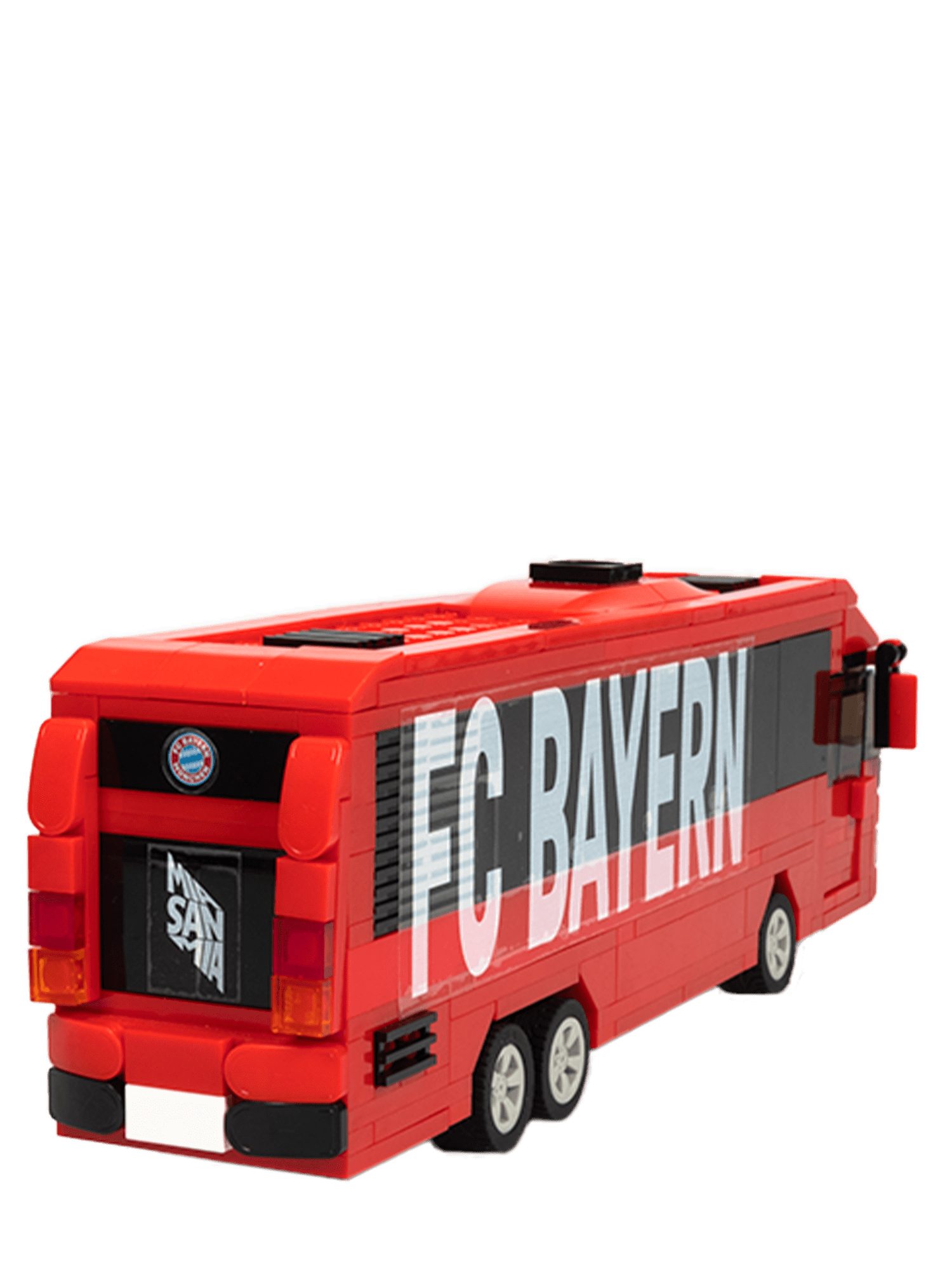 FC Bayern München Spiel FC Bayern München Klemmbausteine Mannschaftsbus (Rot)