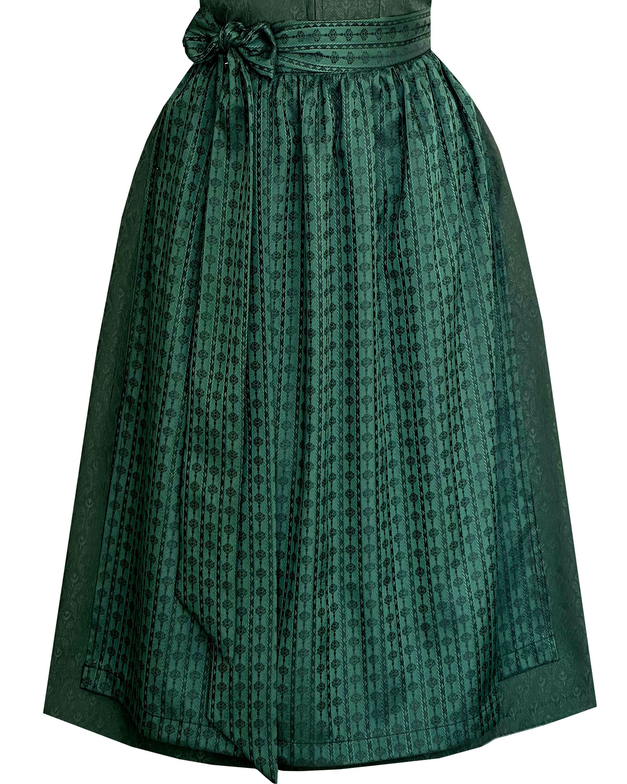 Alpenmärchen Dirndl Midi Dirndl Miranda in dunkelgrün - ALM1062