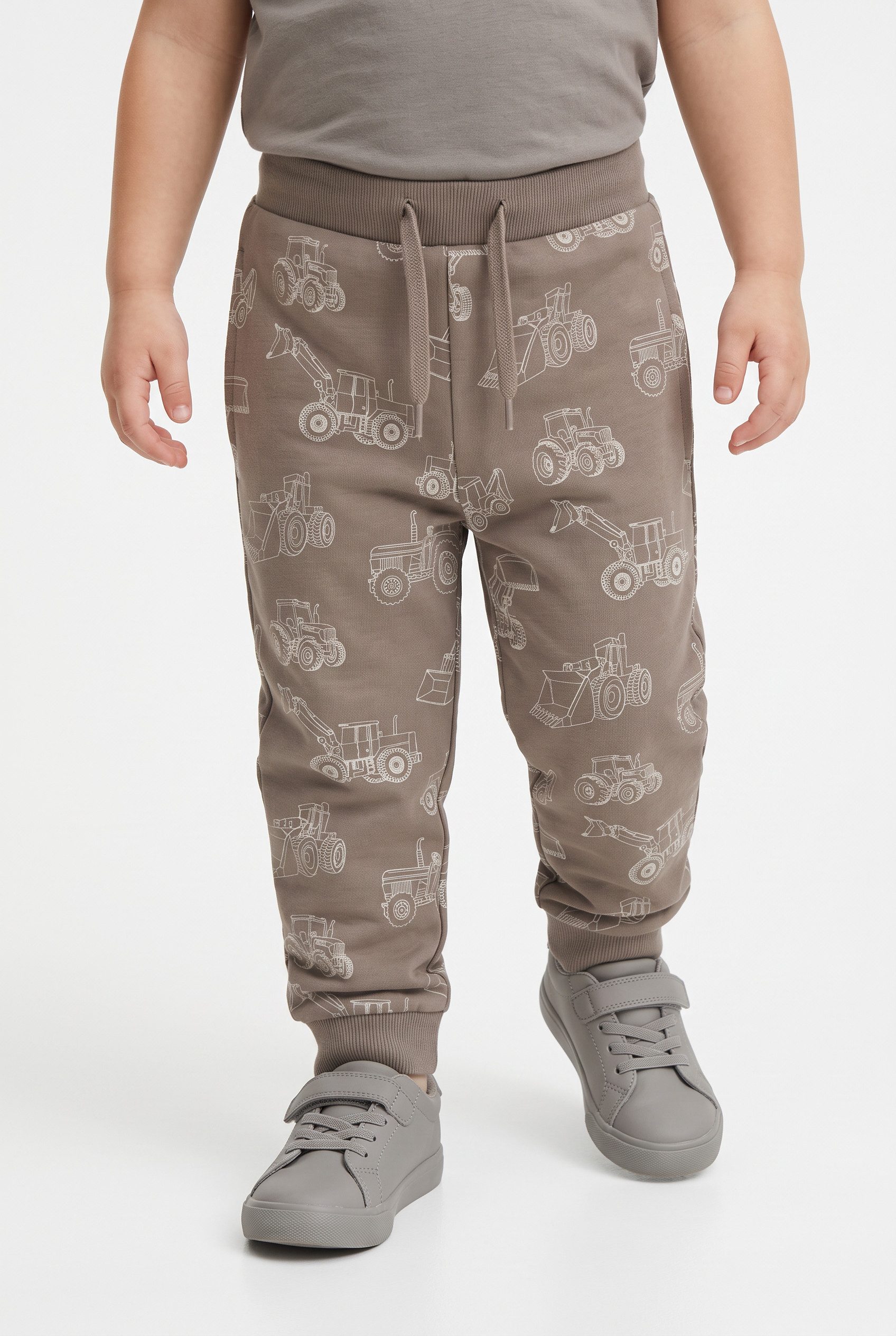 Name It Sweatpants NMMVARON für Jungen mit Tunnelzug und Markenlabel bedruckt, casual, normal, Baumwolle, ohne Kragen