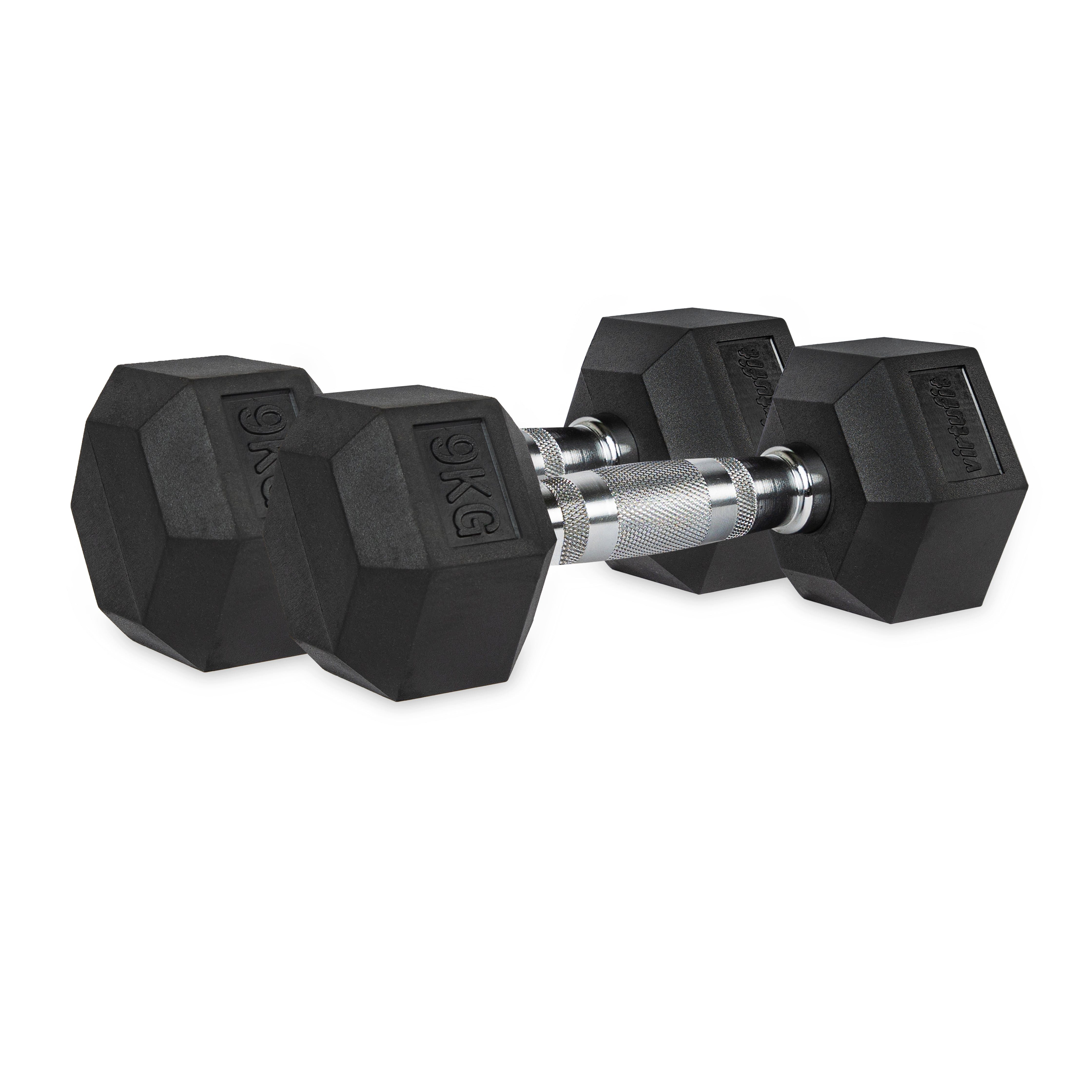 VirtuFit Kompakthantel VirtuFit Hexa Kurzhantel Pro Set 2 x 9 kg