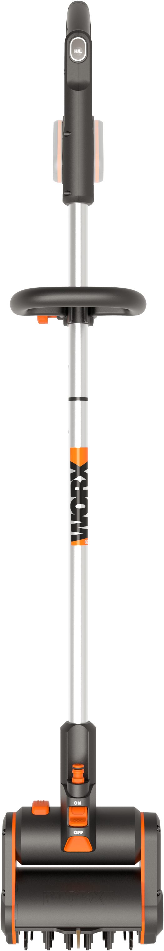 Worx Akku-Fugenbürste Multi-Bürste WG441E.93, 16,5 cm Arbeitsbreite, für Stein, Holz und zur Unkrautentfernung, ohne Akku und Ladegerät – Bild 4 von 5