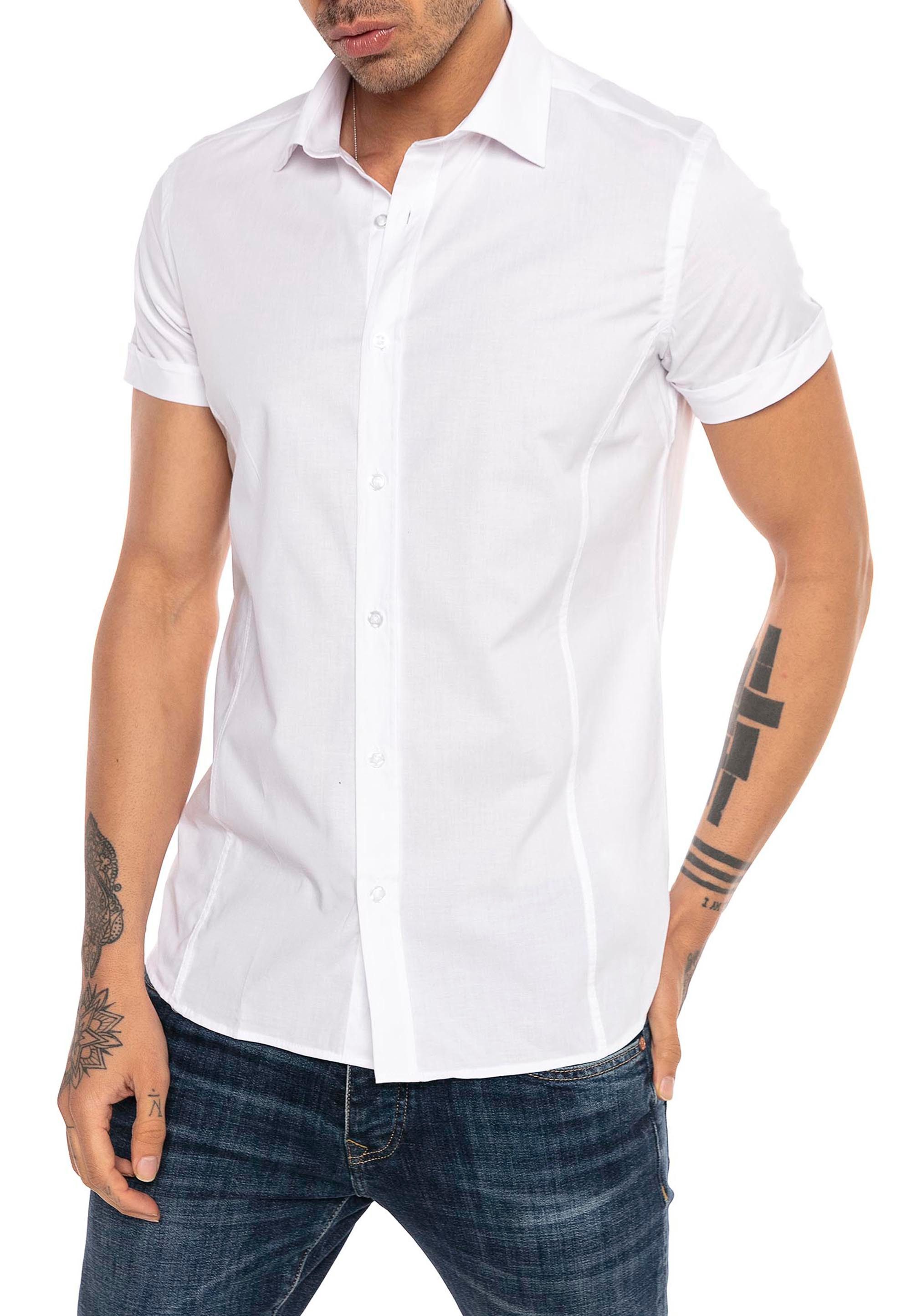 RedBridge Kurzarmhemd Slim Fit – Eleganter günstig online kaufen