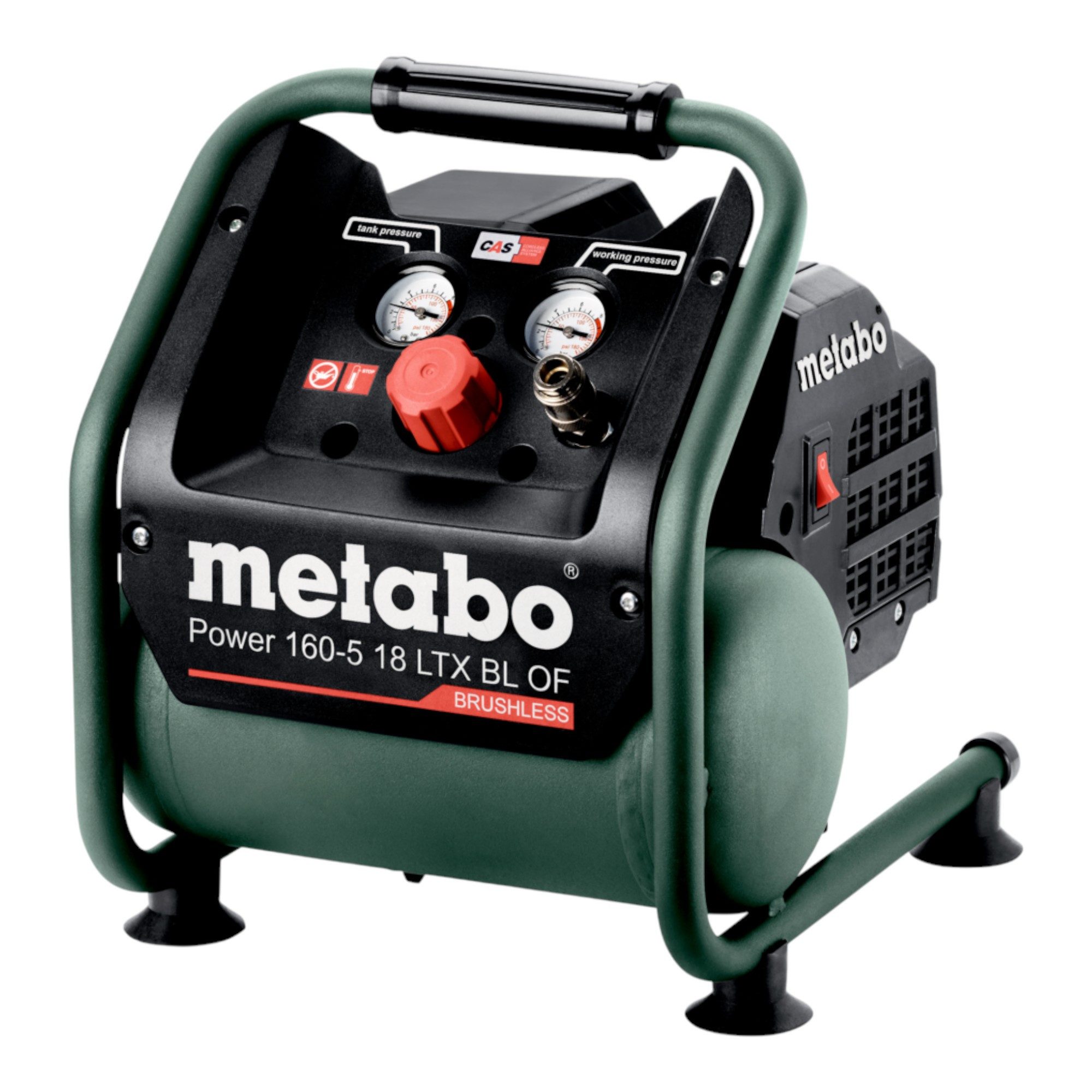 metabo Akku-Handkompressor Power 160-5 18 LTX BL OF Akku Kompressor 18 V 8,0 bar Brushless Solo