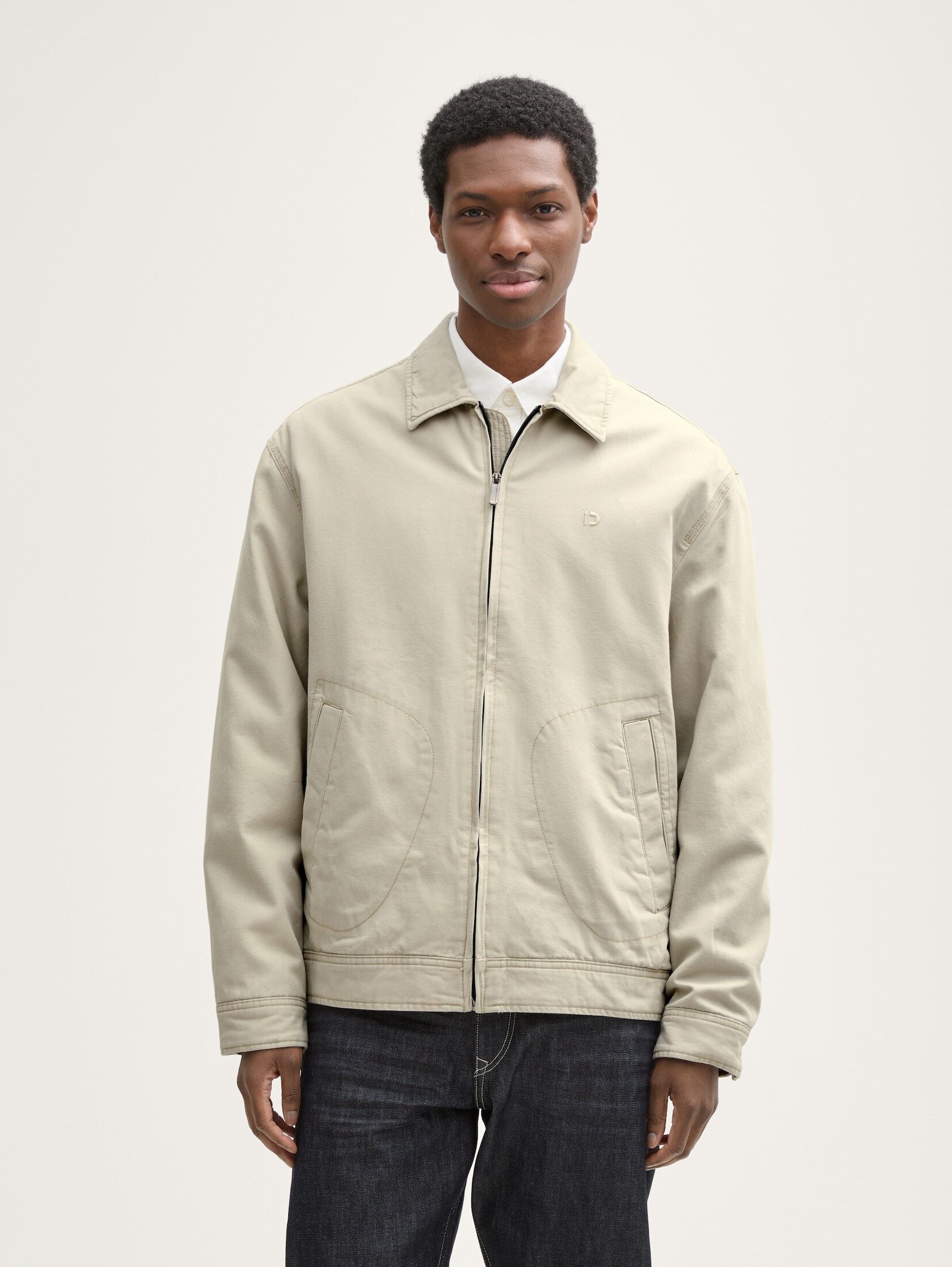 Outdoorjacke Relaxed Fit Jacke aus Baumwolle
