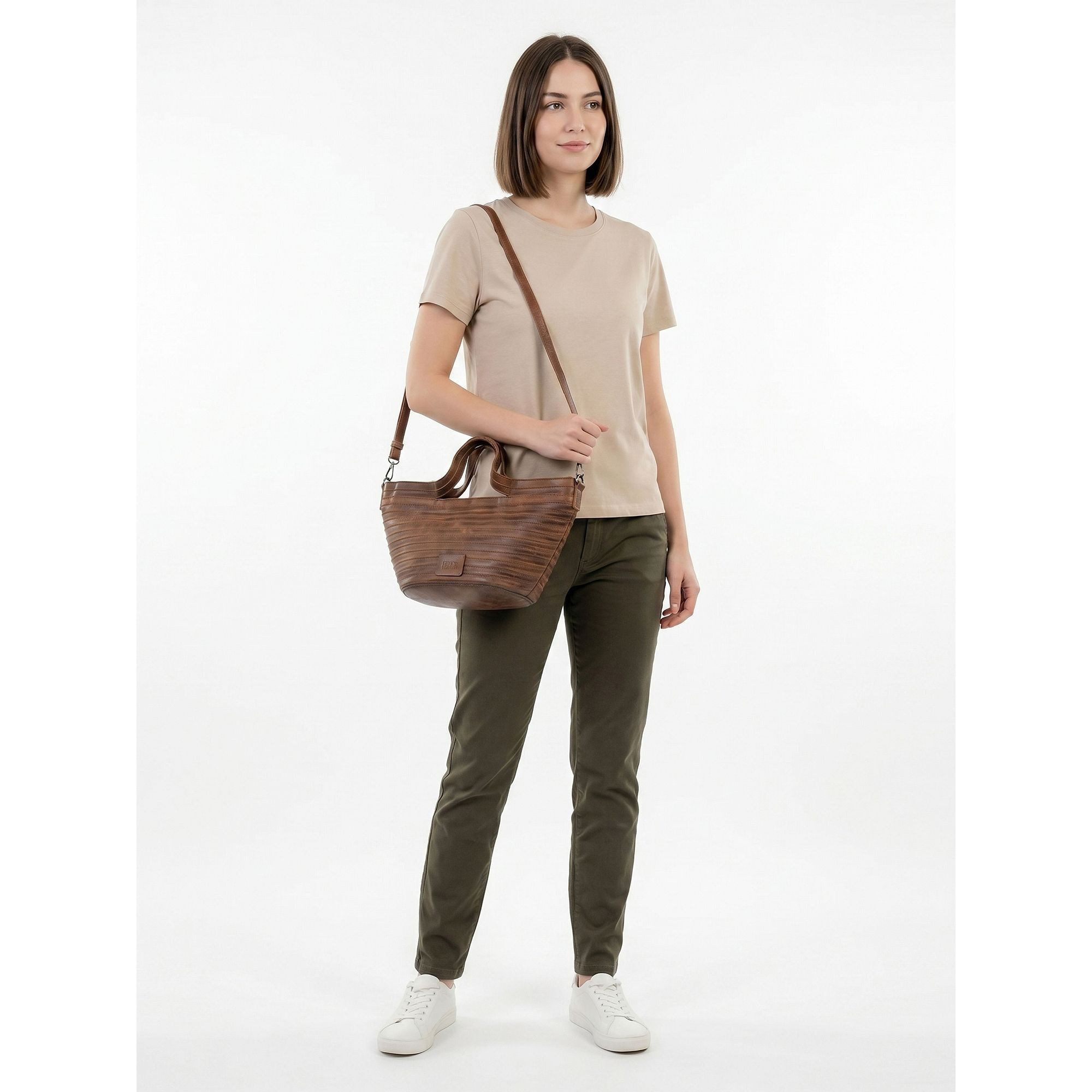 FREDsBRUDER Henkeltasche Layer, Leder