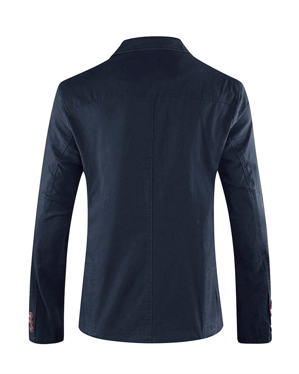 Allthemen Sakko Slim Fit Casual-Sakko im Used Look