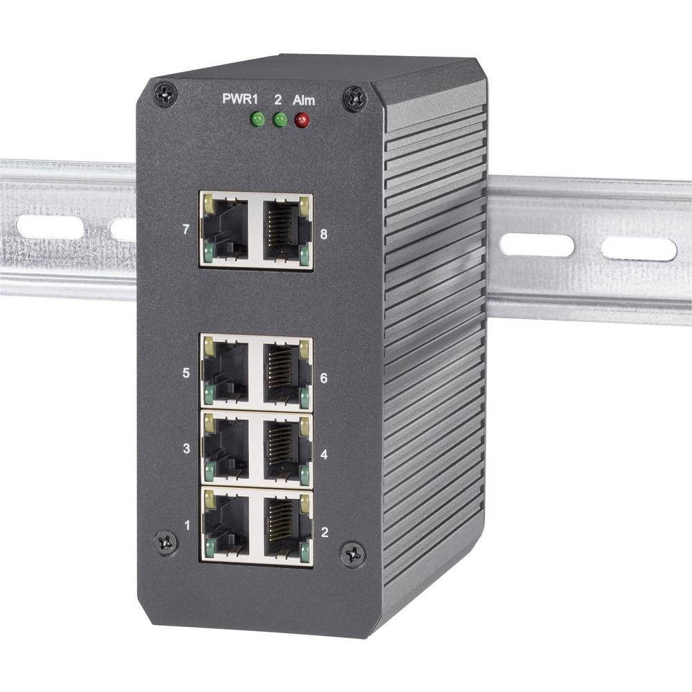 8 Port Gigabit Switch für Hutschiene Netzwerk-Switch