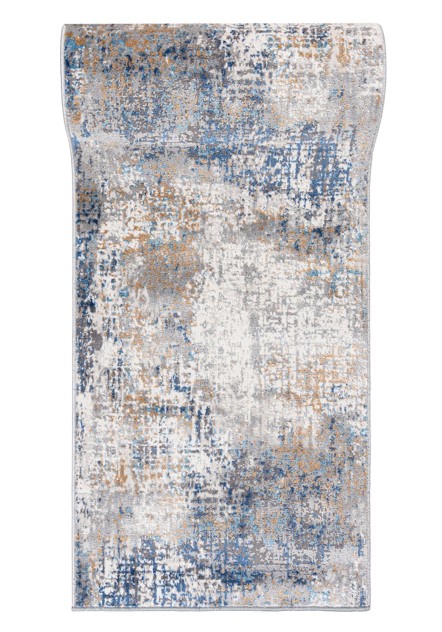 Mazovia Läufer Läufer FlurLäufer Modern für Vorzimmer Schlafzimmer - Abstrakt Muster, 60 x 100 cm, Kurzflor, Meterware