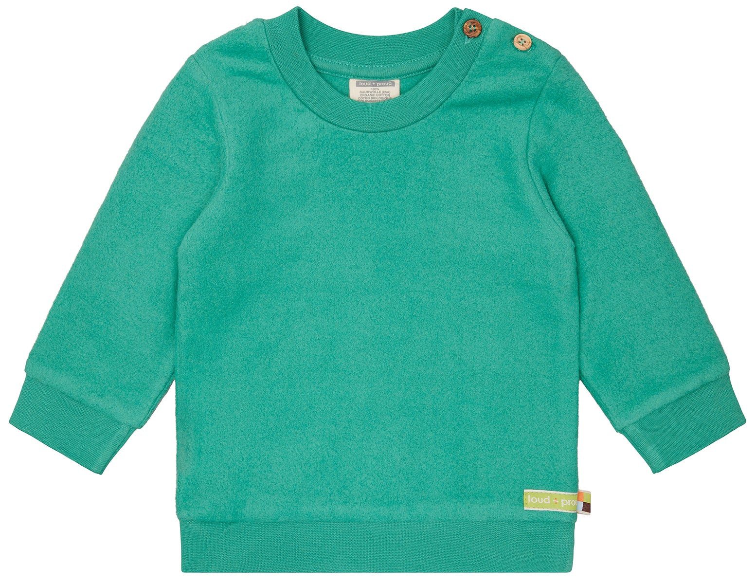 loud + proud Fleeceshirt aus Bio Baumwolle Fleece