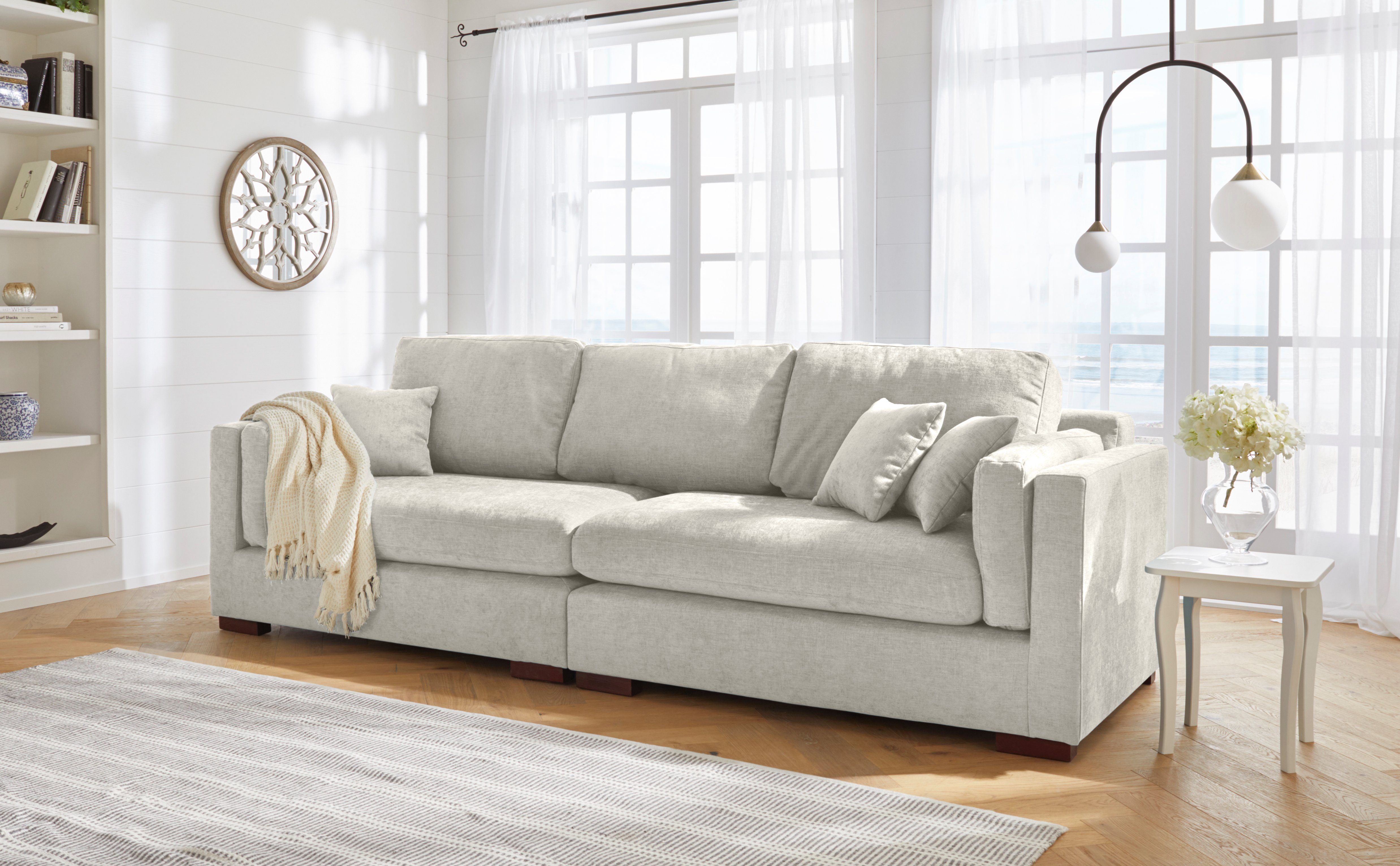 Home affaire Big-Sofa Fresh Pond, vielen und in Bezugsqualitäten 290/96/95 cm B/T/H: Farben