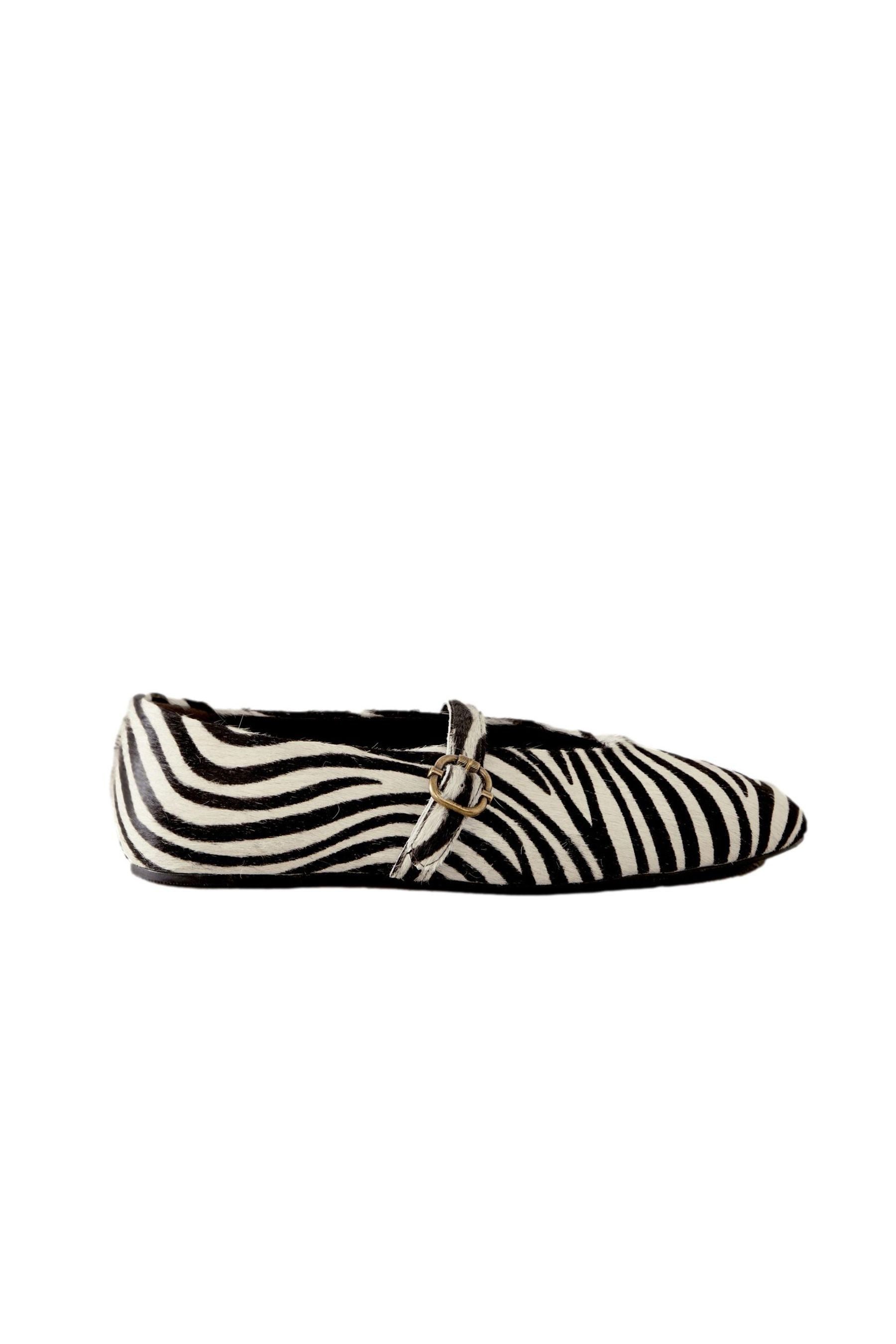 Signature Mary-Jane-Schuhe aus Leder Ballerina