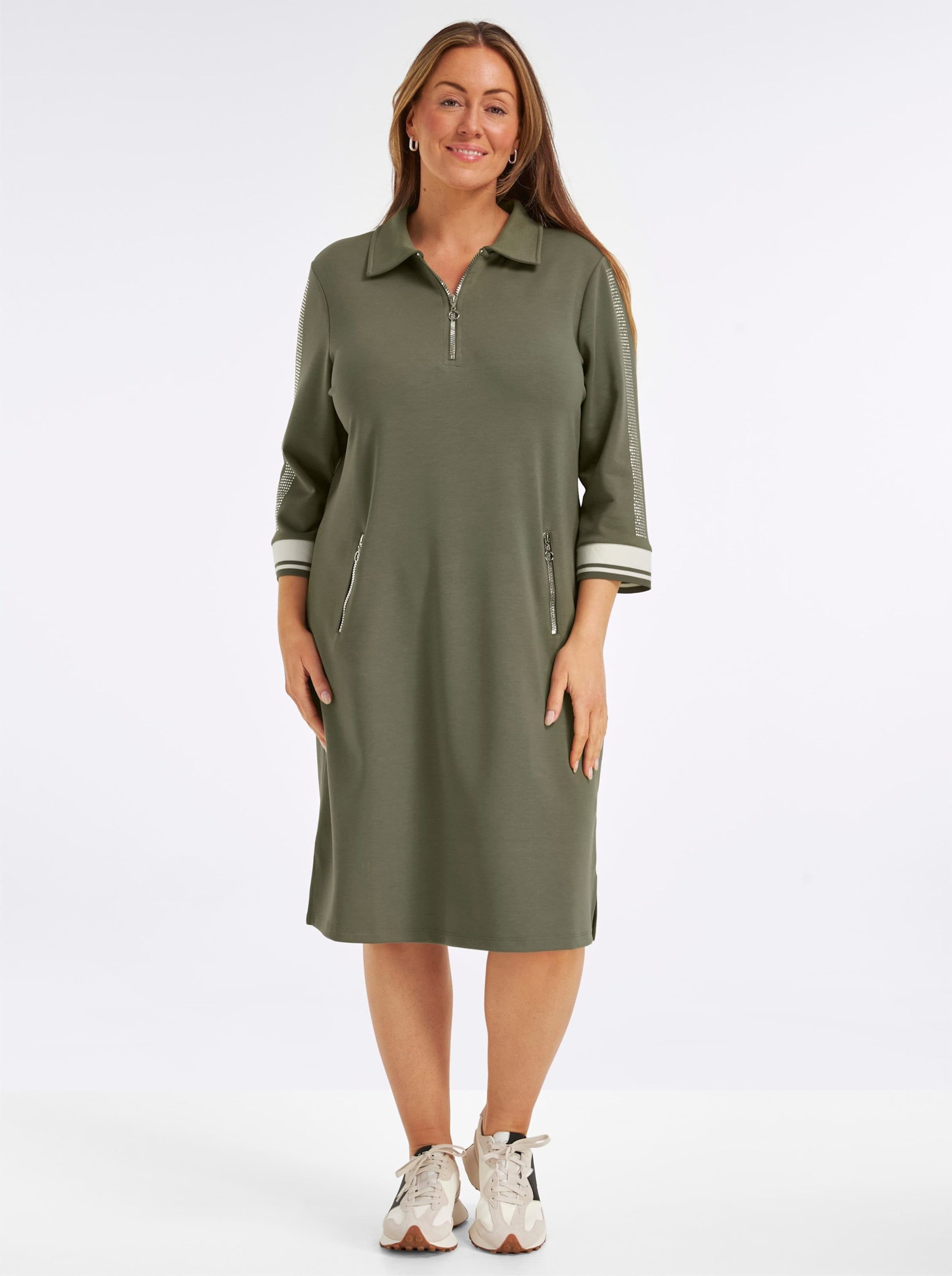 creation L Jerseykleid Modal-Mix-Kleid 3/4-Arm günstig online kaufen