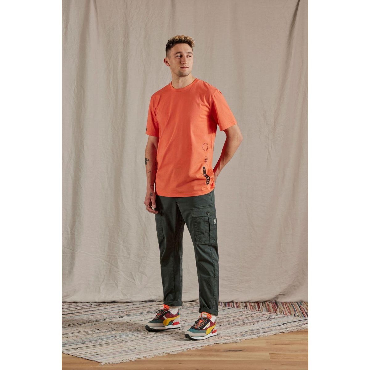Maloja Outdoorhose EispilzM. Lockere Cargohose aus Garment Dye Twill