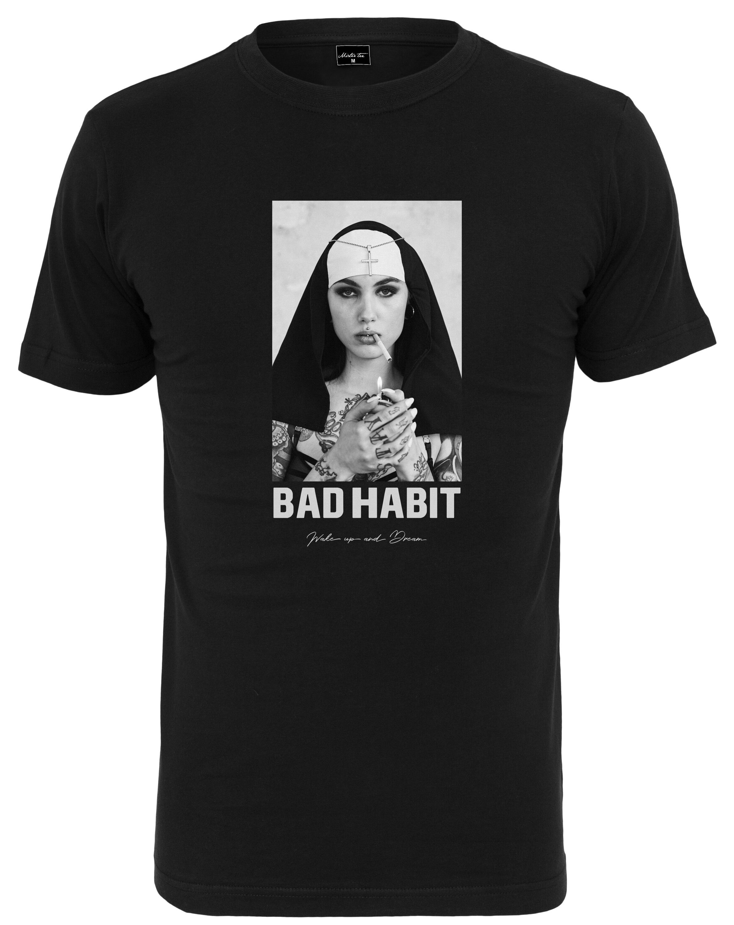 Mister Tee MisterTee T-Shirt Herren Bad Habit Tee (1-tlg) black