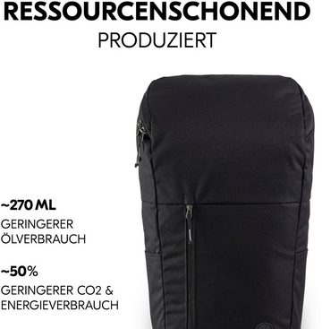 Hauck Wickelrucksack Pack N Walk, Black, aus recyceltem Material