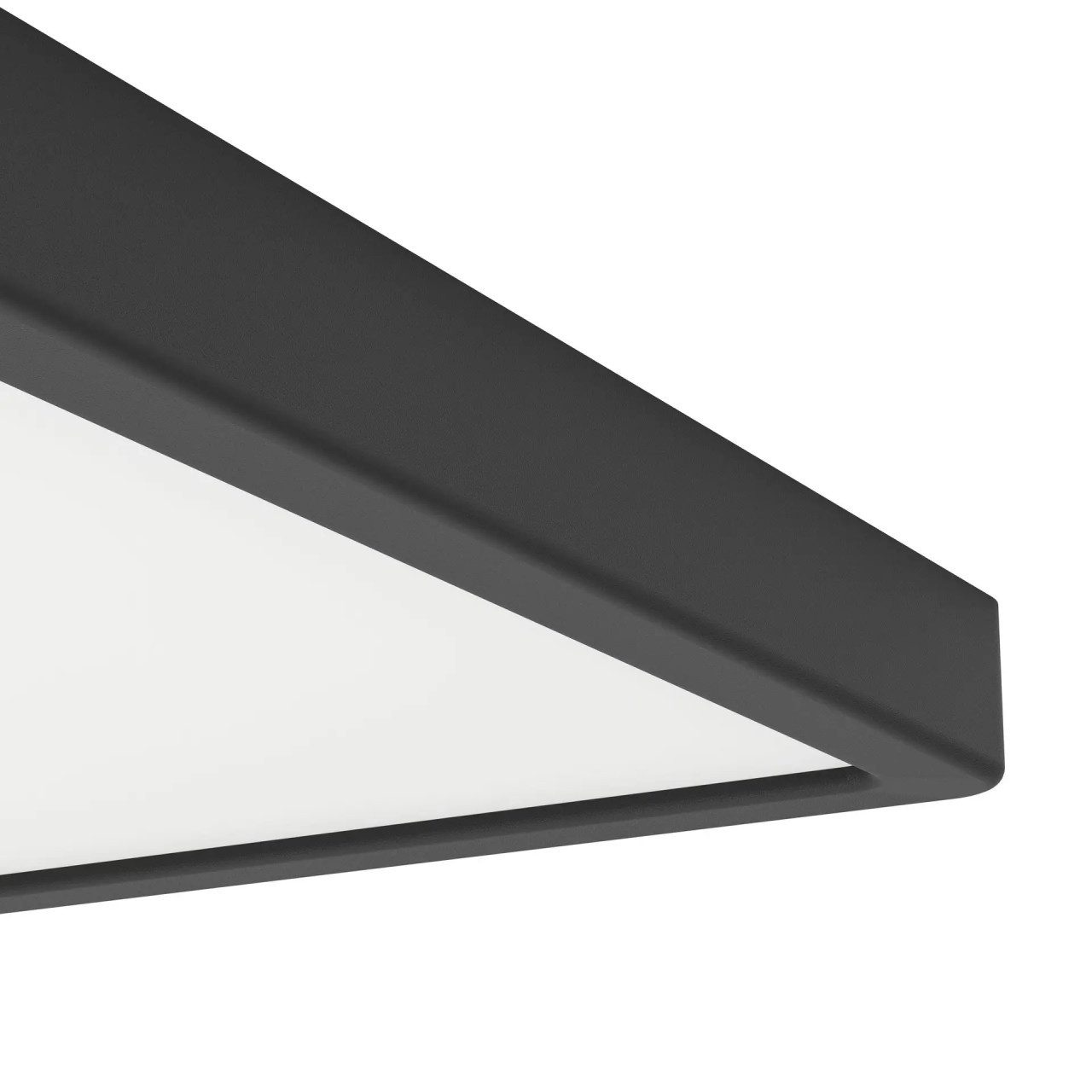 EGLO Deckenleuchte Eglo LED Deckenleuchte Fueva 6 schwarz 29 x 29 cm, Inkl. Leuchtmittel, Nicht dimmbar ohne Bewegungsmelder