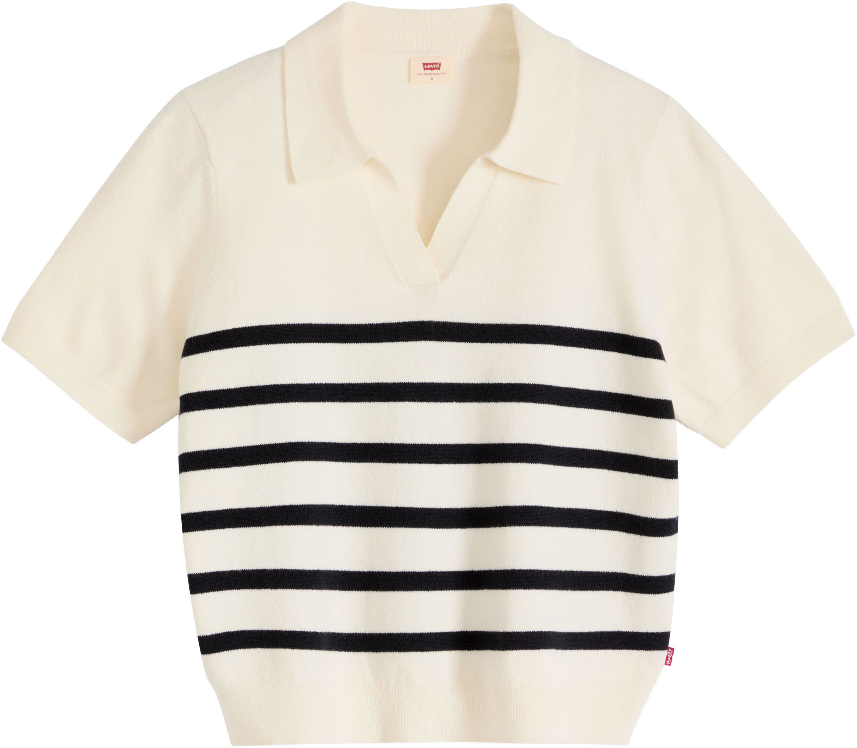 Kurzarmpullover SUPER SOFT POLO SWEATER