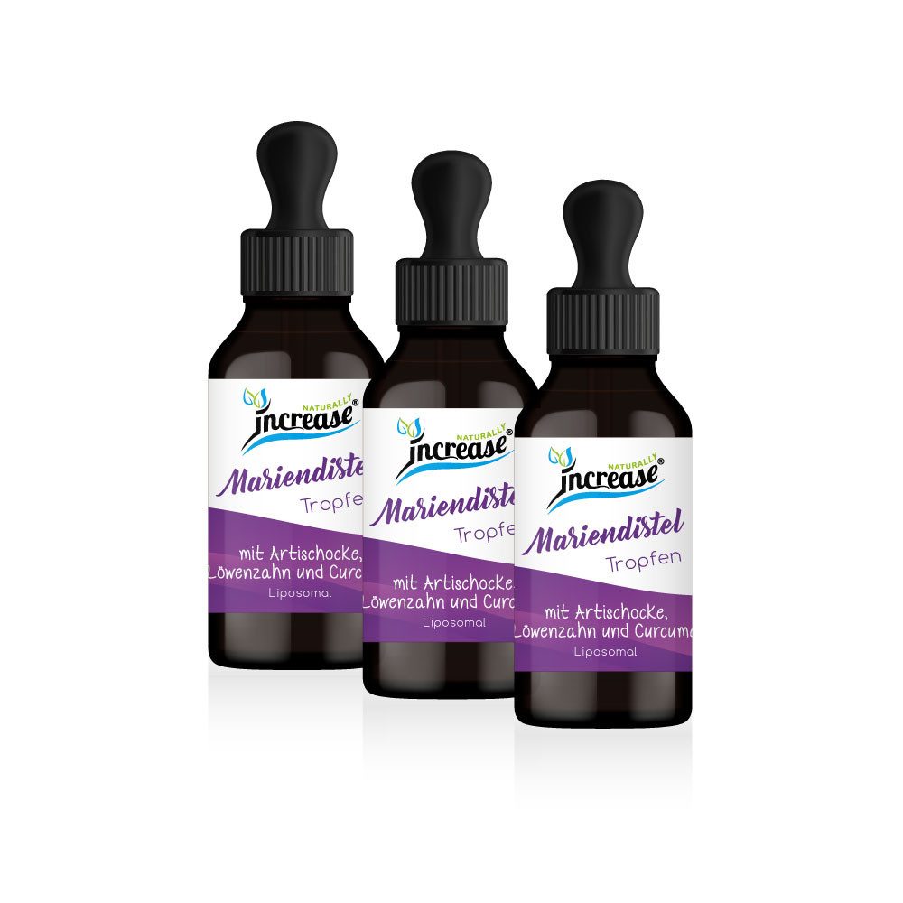 Nimm 3, zahl 2 Aktion Liposomale Mariendistel - 1000mg pro Tag Tropfen