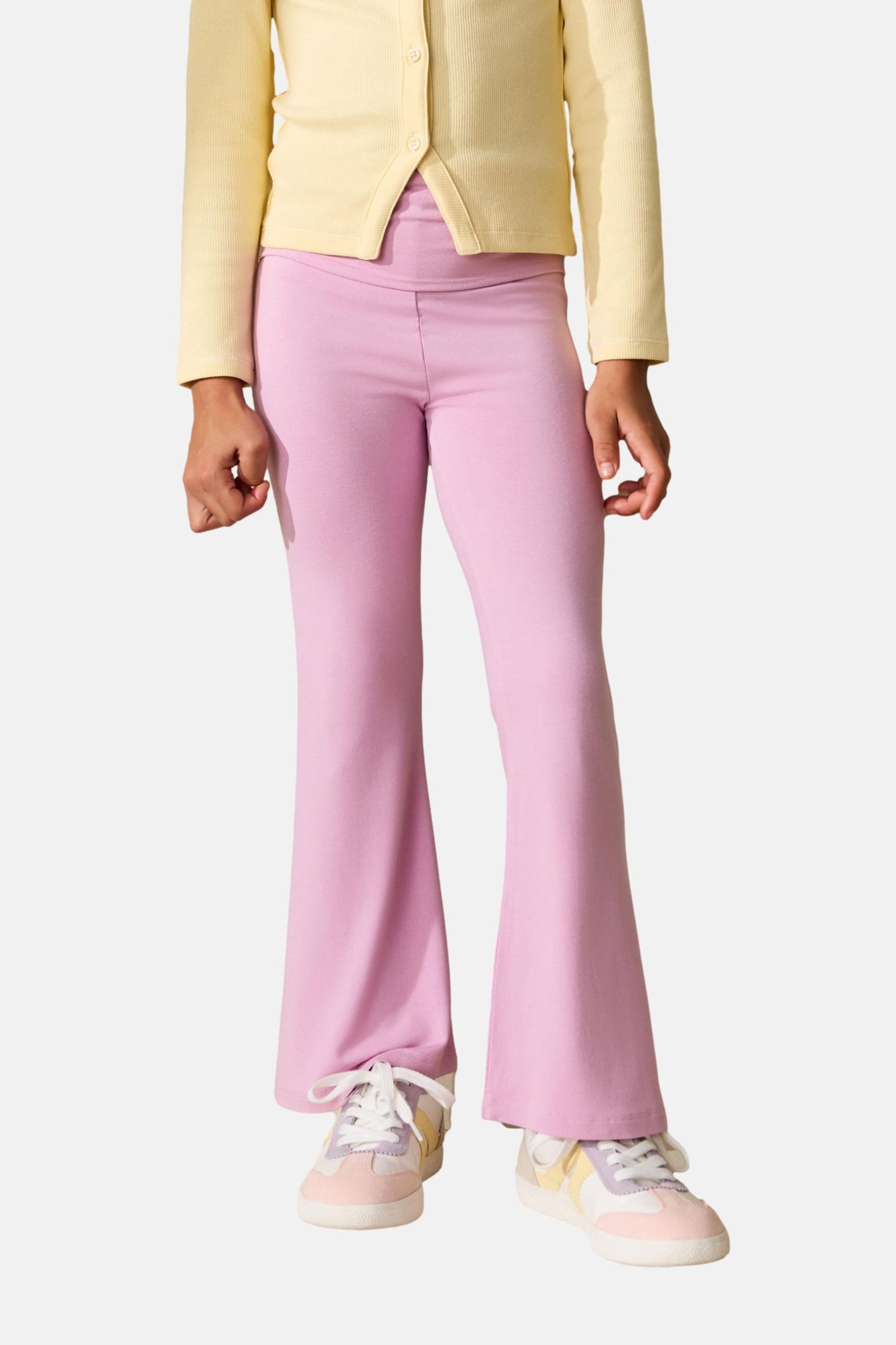 Next Leggings Viskose-Leggings mit ausgestelltem Bein (1-tlg)