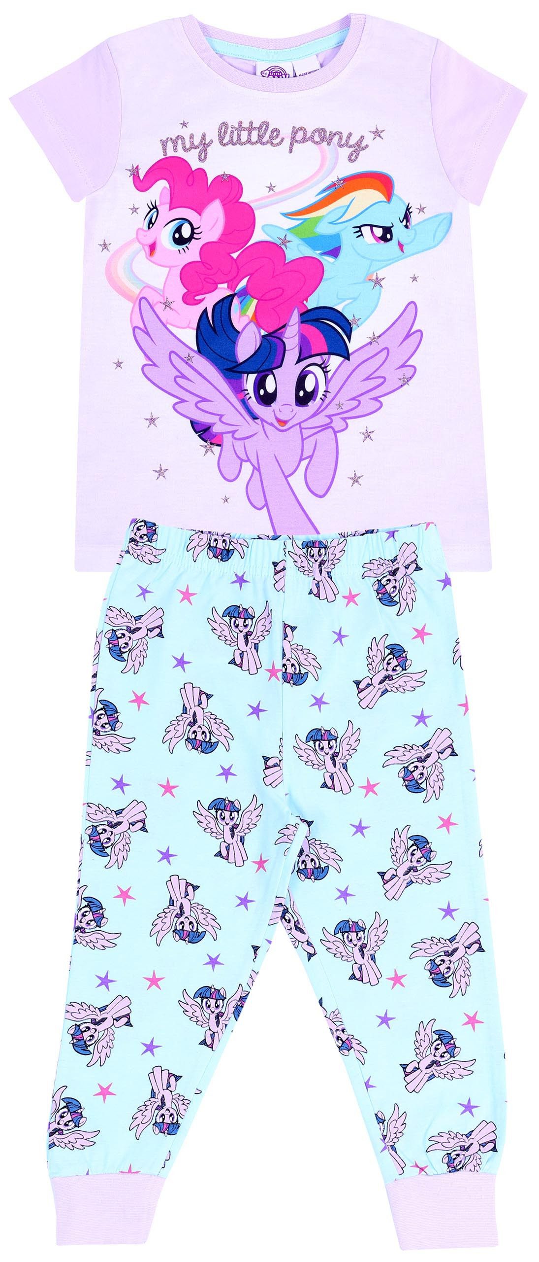 Schlafanzug Seladongrün-violettes Schlafanzug Mein kleines Pony 18-24 Monate