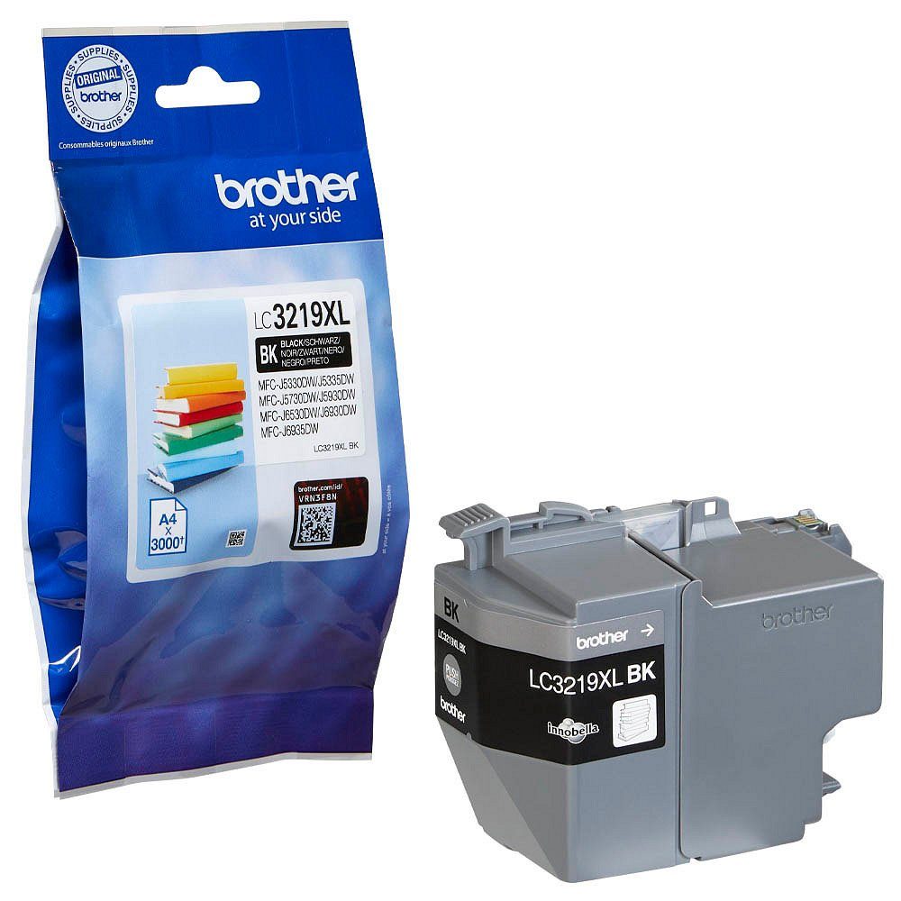 Brother 1 Tintenpatrone LC-3219XL ca. 3.000 Seiten - black Tintenpatrone (1 Farbe (LC-3219XLBK), 1-tlg)