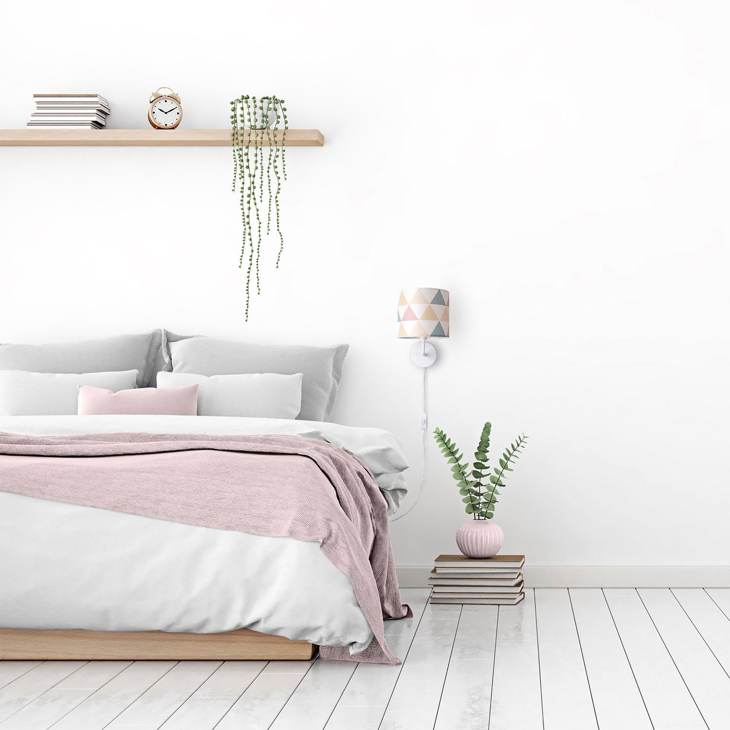 Paco Home Wandleuchte Luca Delta, ohne günstig online kaufen