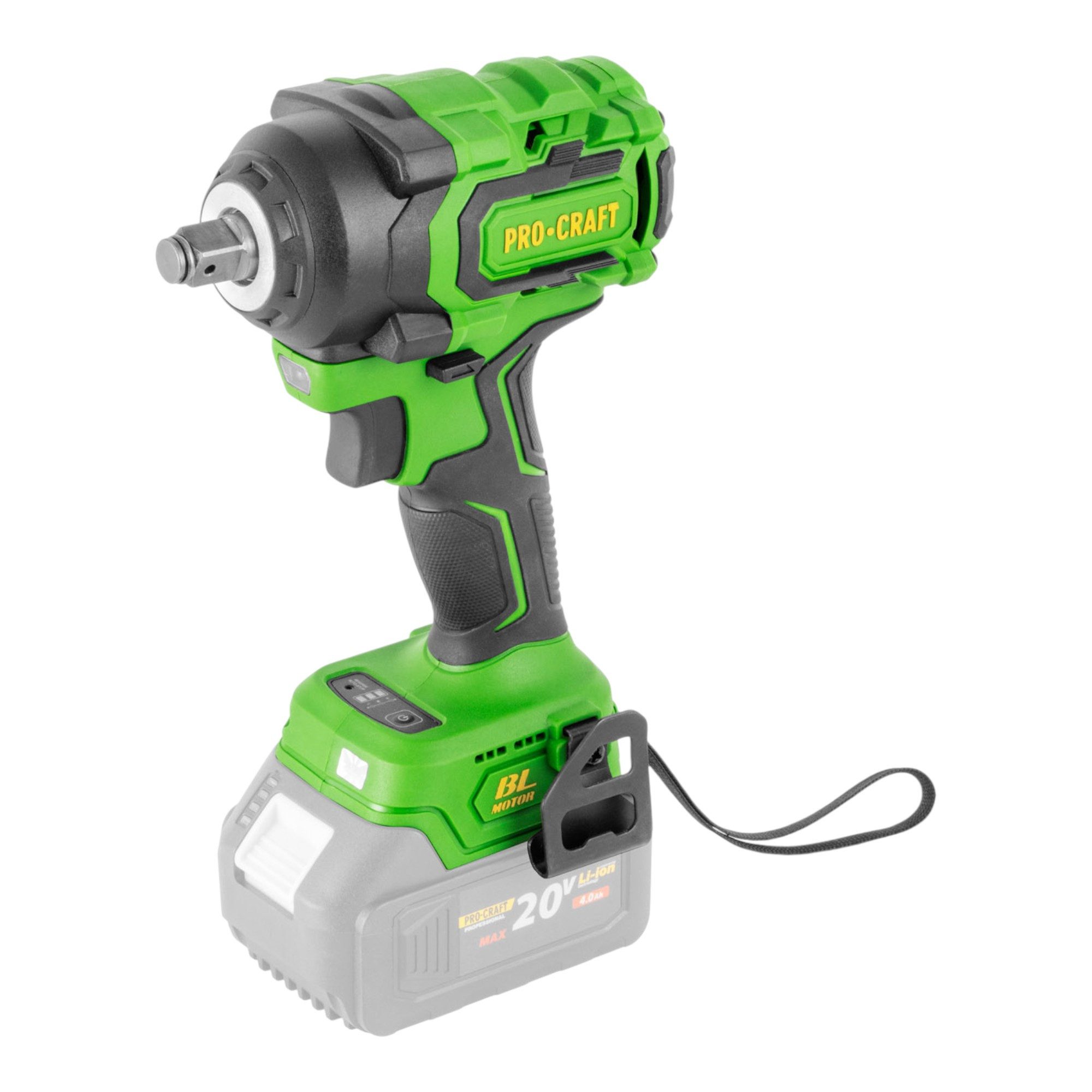 PRO CRAFT Akku-Schlagschrauber PWA18bb 20 V 550 Nm 1/2" Brushless Solo - ohne Akku, ohne Ladegerät