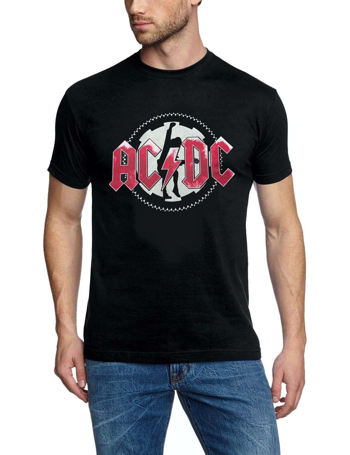 AC/DC Print-Shirt AC/DC T-Shirt Black Ice Schwarz Herren S M L günstig online kaufen