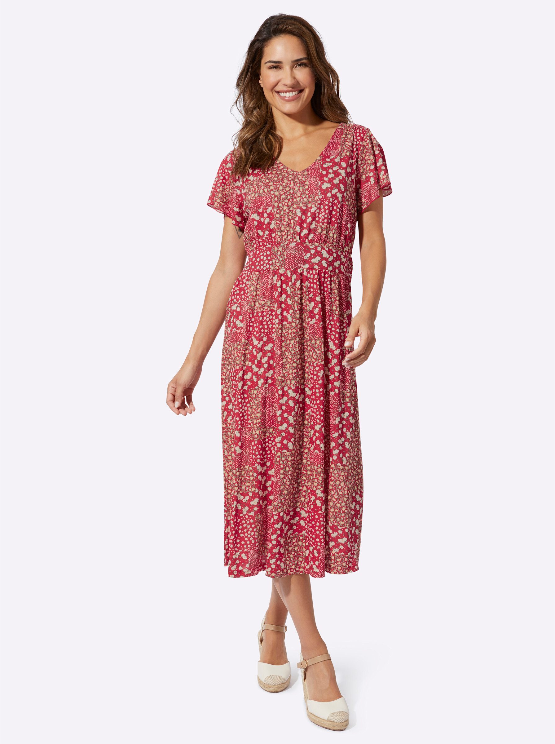 Sieh an! Jerseykleid Jersey-Kleid Kurzarm günstig online kaufen