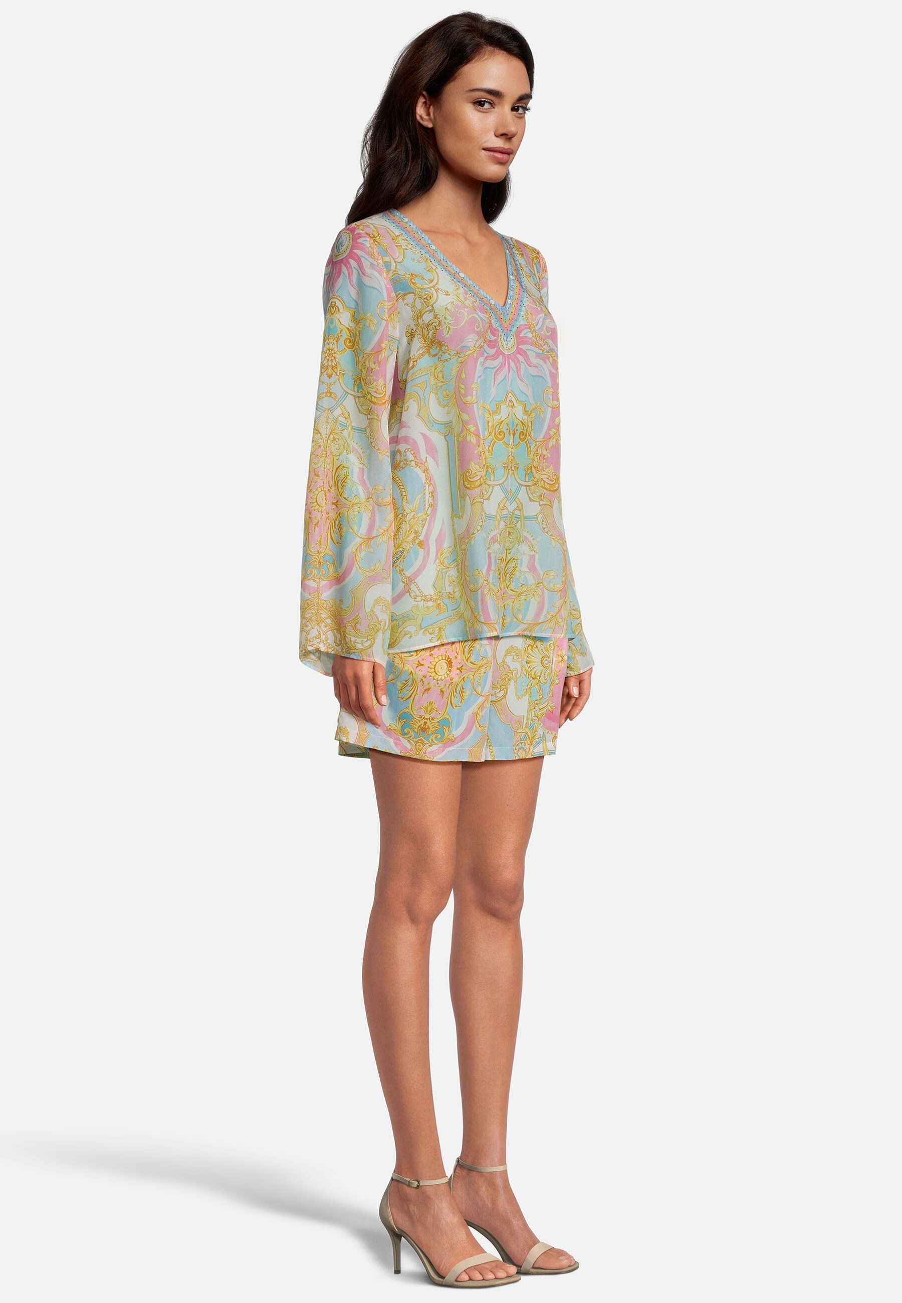 Princess goes Hollywood Langarmbluse aus Seide