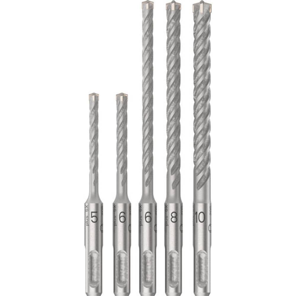 BOSCH Spiralbohrer PRO SDS plus-5X Hammerbohrer-Set, 5/6/6/8/10 mm, 5-tlg 2608833910