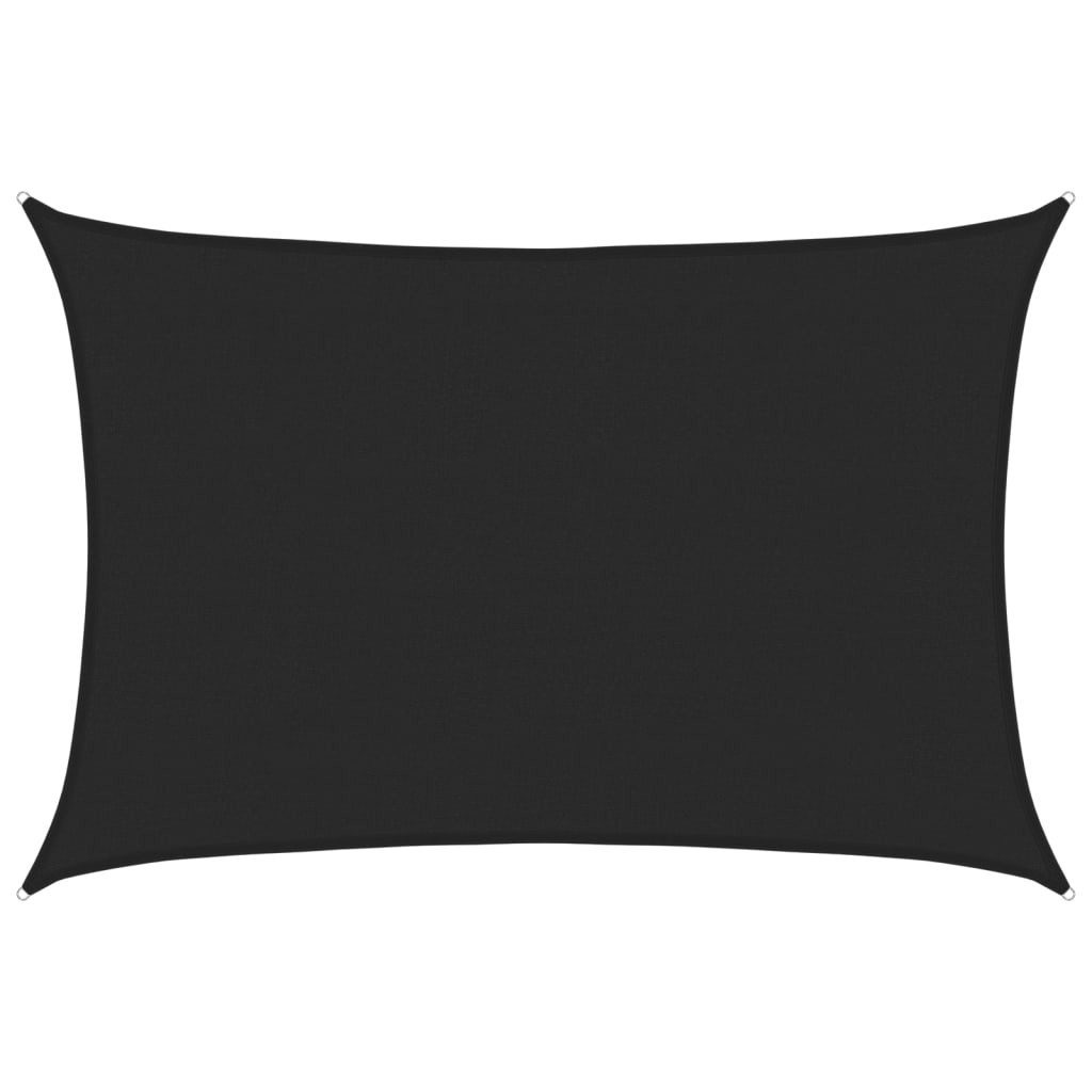 Sonnensegel Sonnensegel 160 g/m² Schwarz 4x5 m HDPE