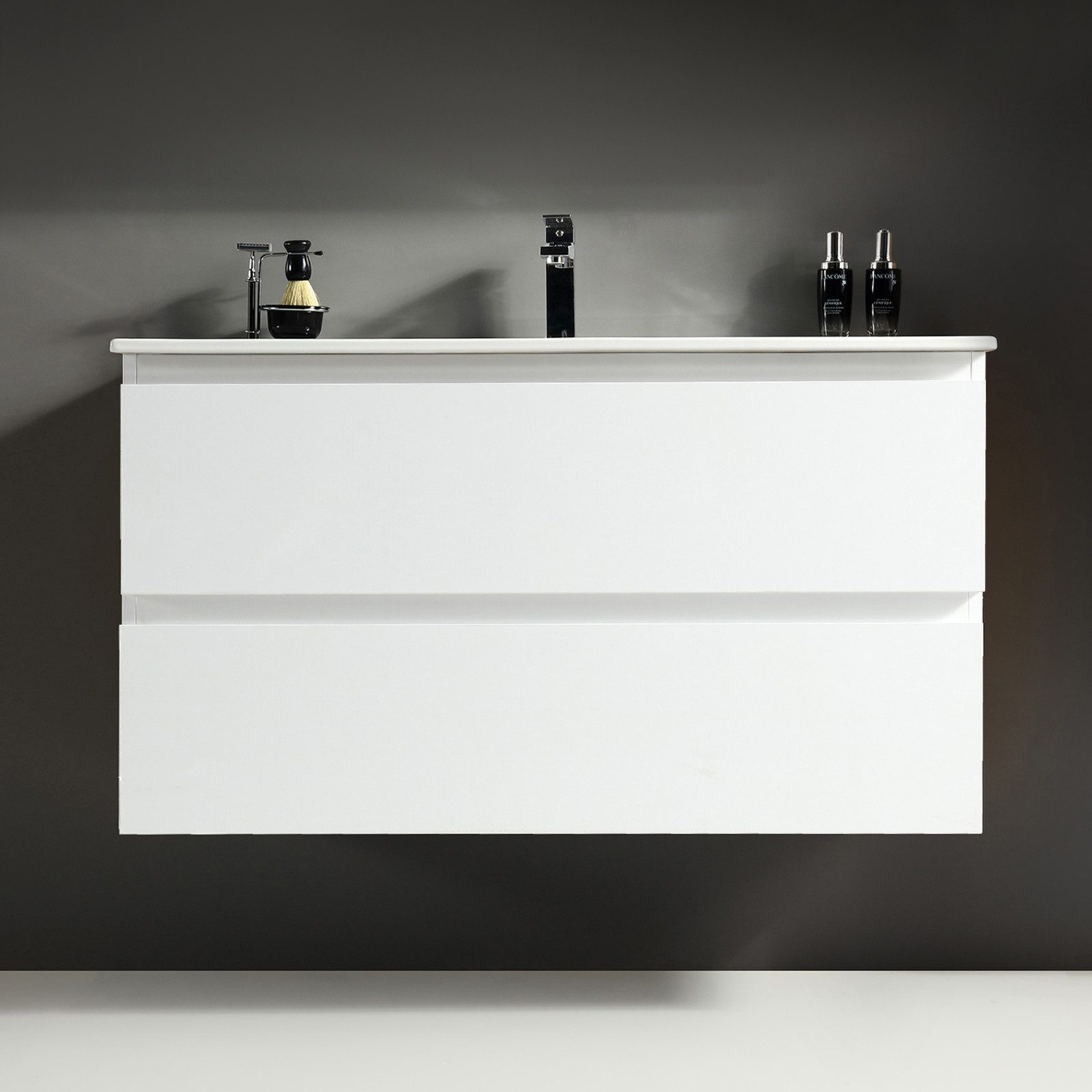 Alpenberger Badmöbel-Set Badezimmermöbel Badezimmer Schrank, (Möbel Farbe W günstig online kaufen