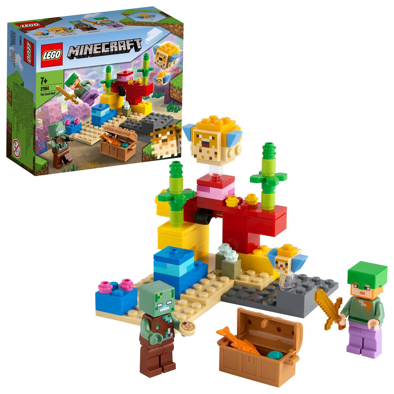 LEGO® LEGO® 21164 Minecraft - Das Korallenriff Konstruktions-Spielset günstig online kaufen