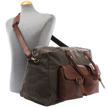 LECONI Weekender Reisetasche Handgepäck Canvas Leder LE2012