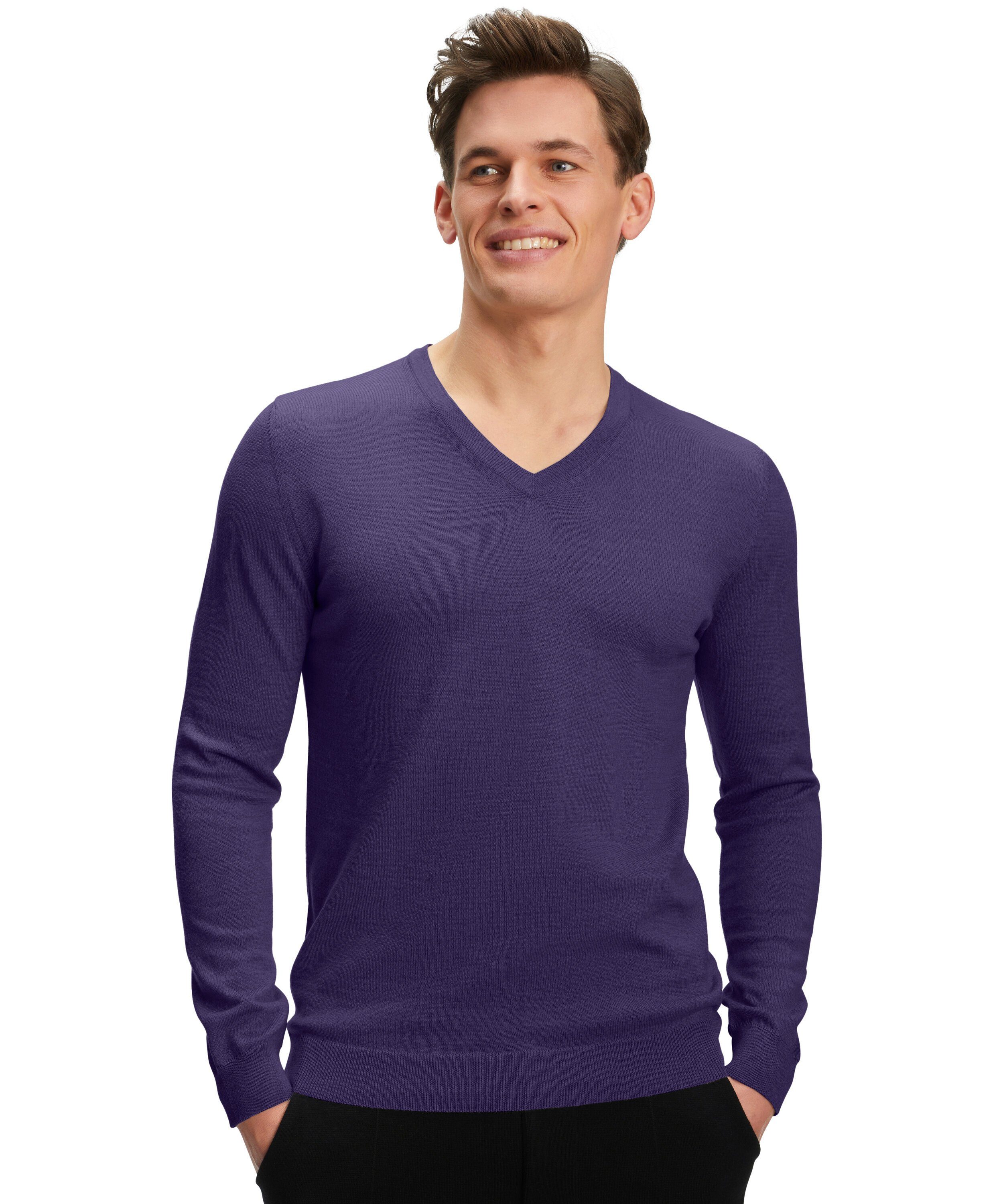 grape reiner, extrafeiner (1-tlg) (8146) Strickpullover Merinowolle FALKE aus