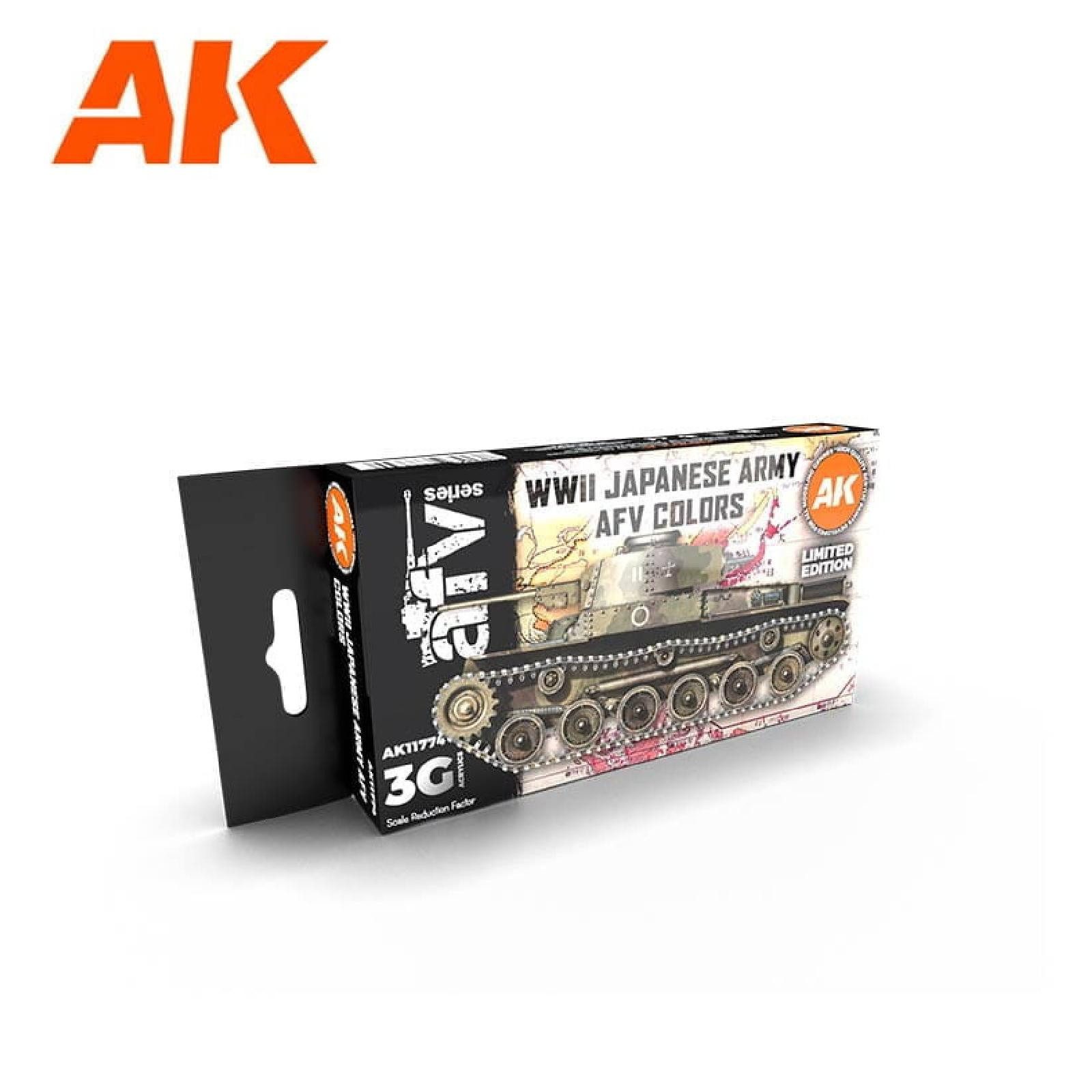 Modellbausatz Paint Set: WWII JAPANESE ARMY AFV COLORS (6x17ml)