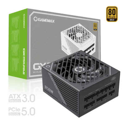 GAMEMAX GX-850 PRO BK PC-Netzteil (850W, 80+ Gold, ATX3.0, PCIe 5.0)
