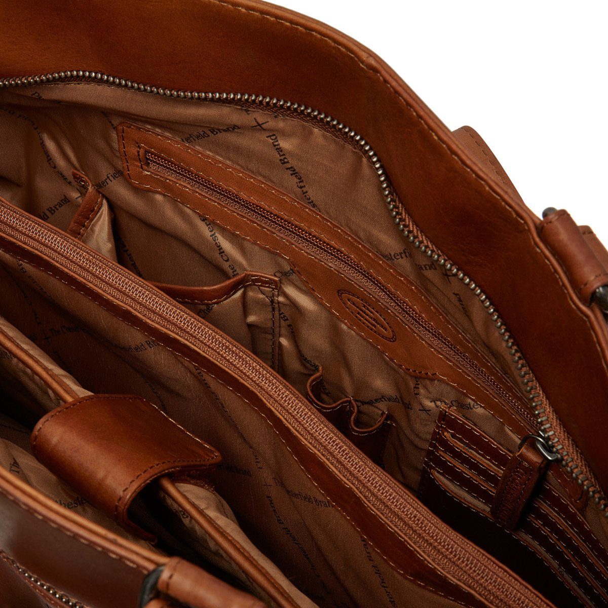 The Chesterfield Brand Schultertasche Wax Pull-up Leder Shopper Berlin (ein Stück, 1-tlg., ca. B/H/T 36/36/15 cm), Leder