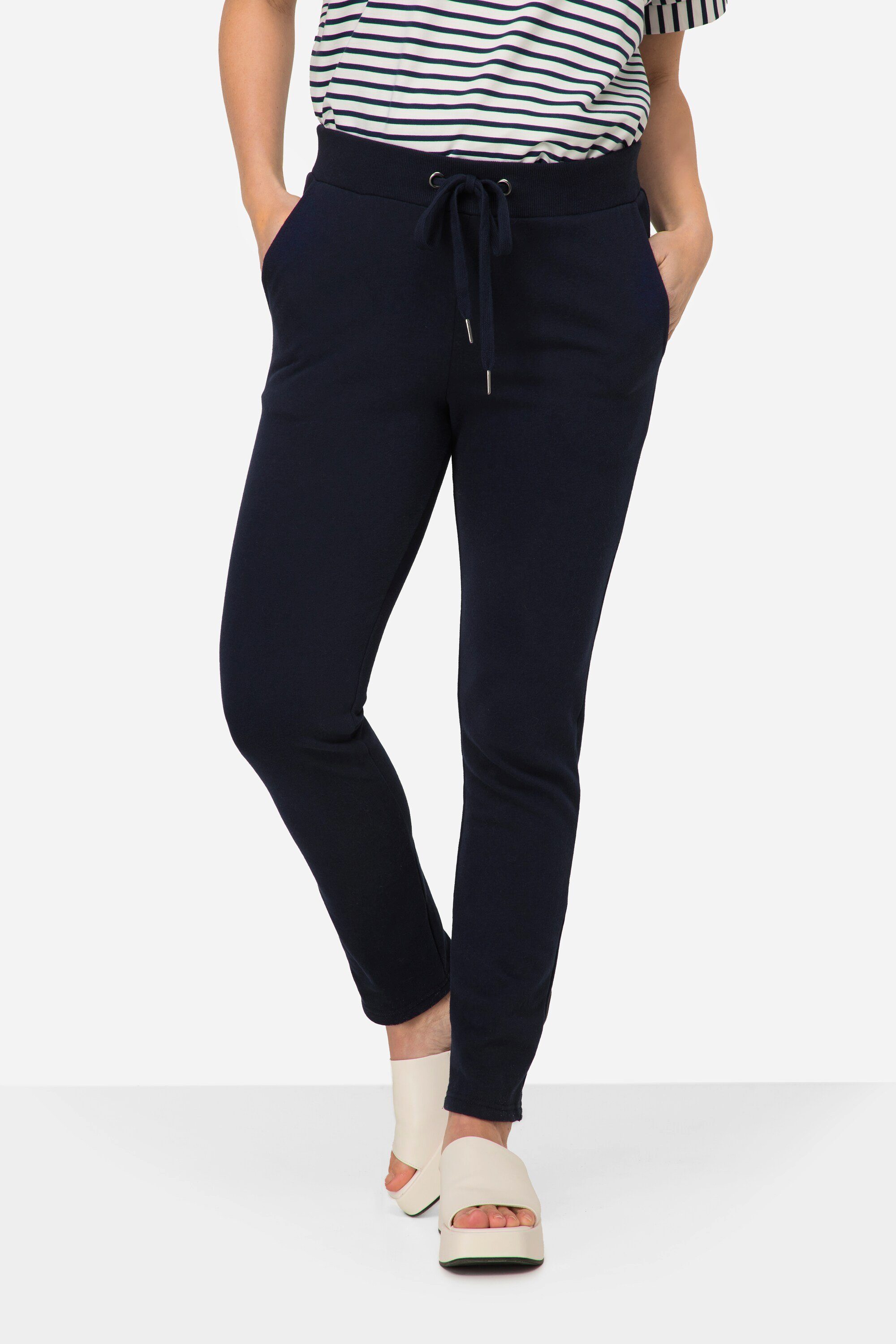 Laurasøn Jogginghose Joggpants Sweat Hose Elastikbund marine