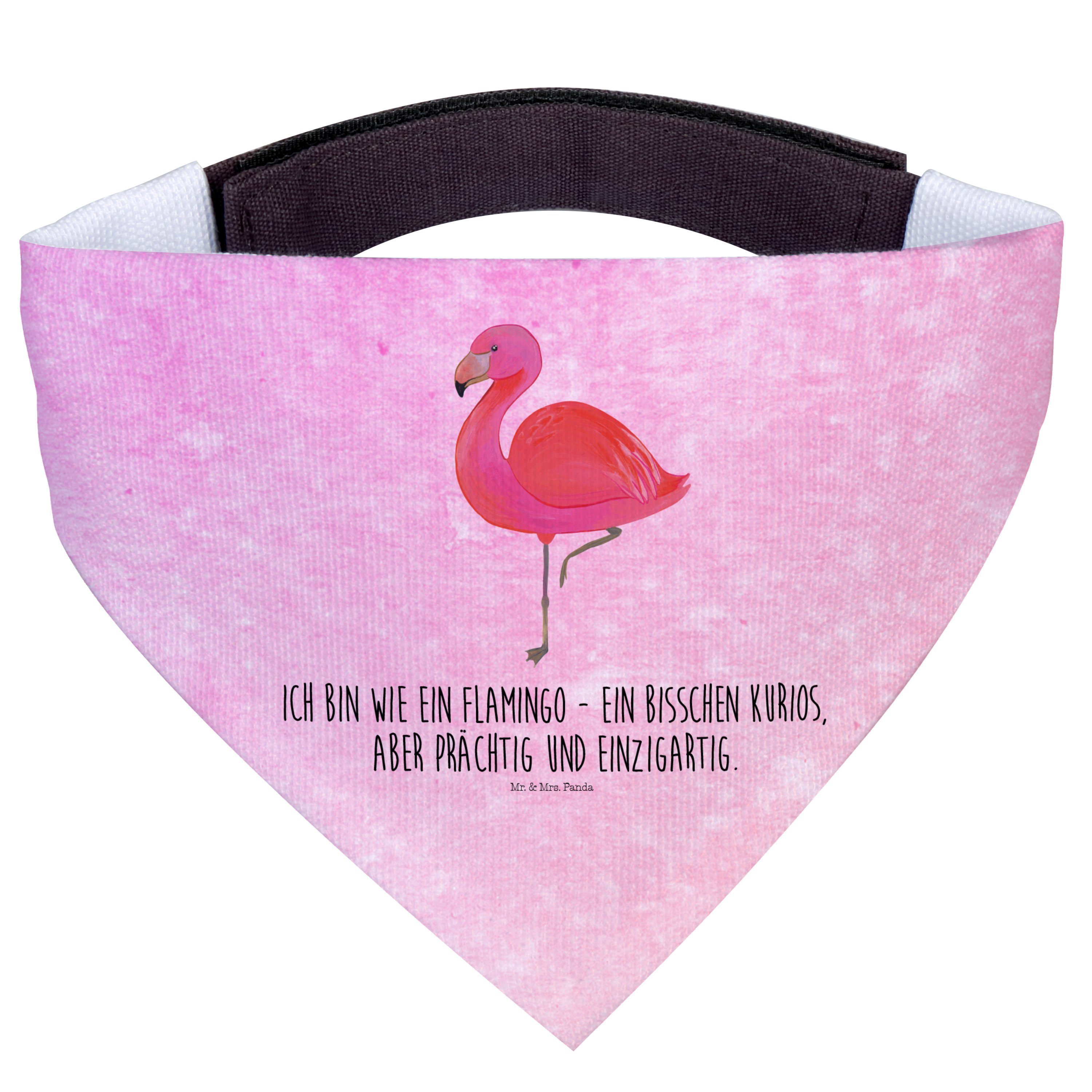 Mr. & Mrs. Panda Hundefliege Flamingo Classic, Hunde Halstuch, Aquarell Pink, Mr. & Mrs. Panda, Sp, Polyester, Flamingo Hunde Tuch Hundetuch