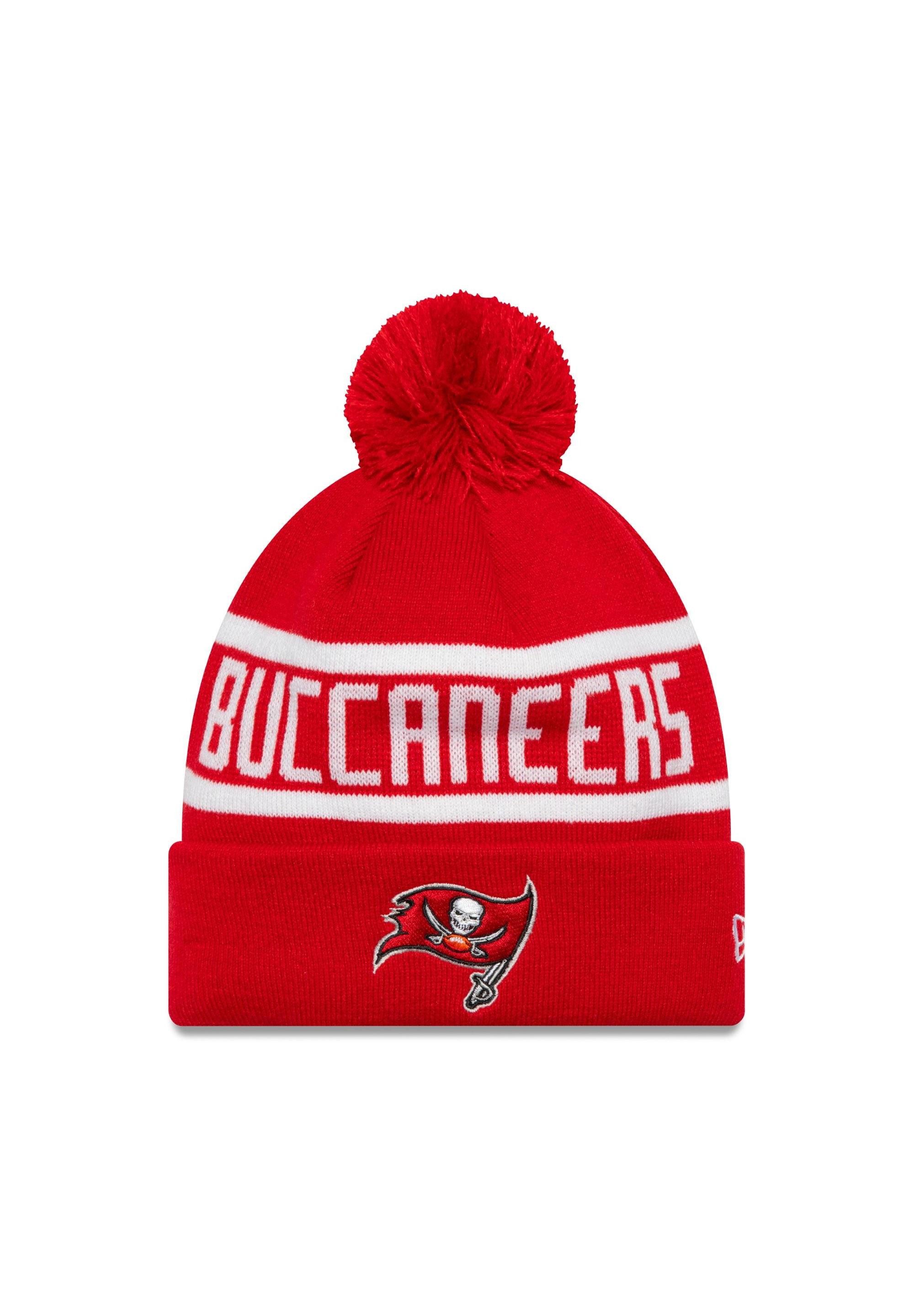 Bommelmütze Tampa Bay Buccaneers NFL OTC Jake Rot Bommelmütze New Era