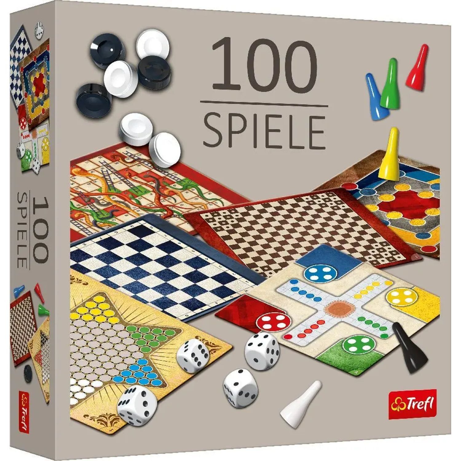 Trefl Spiel Spielesammlung 100 Spielmöglichkeiten