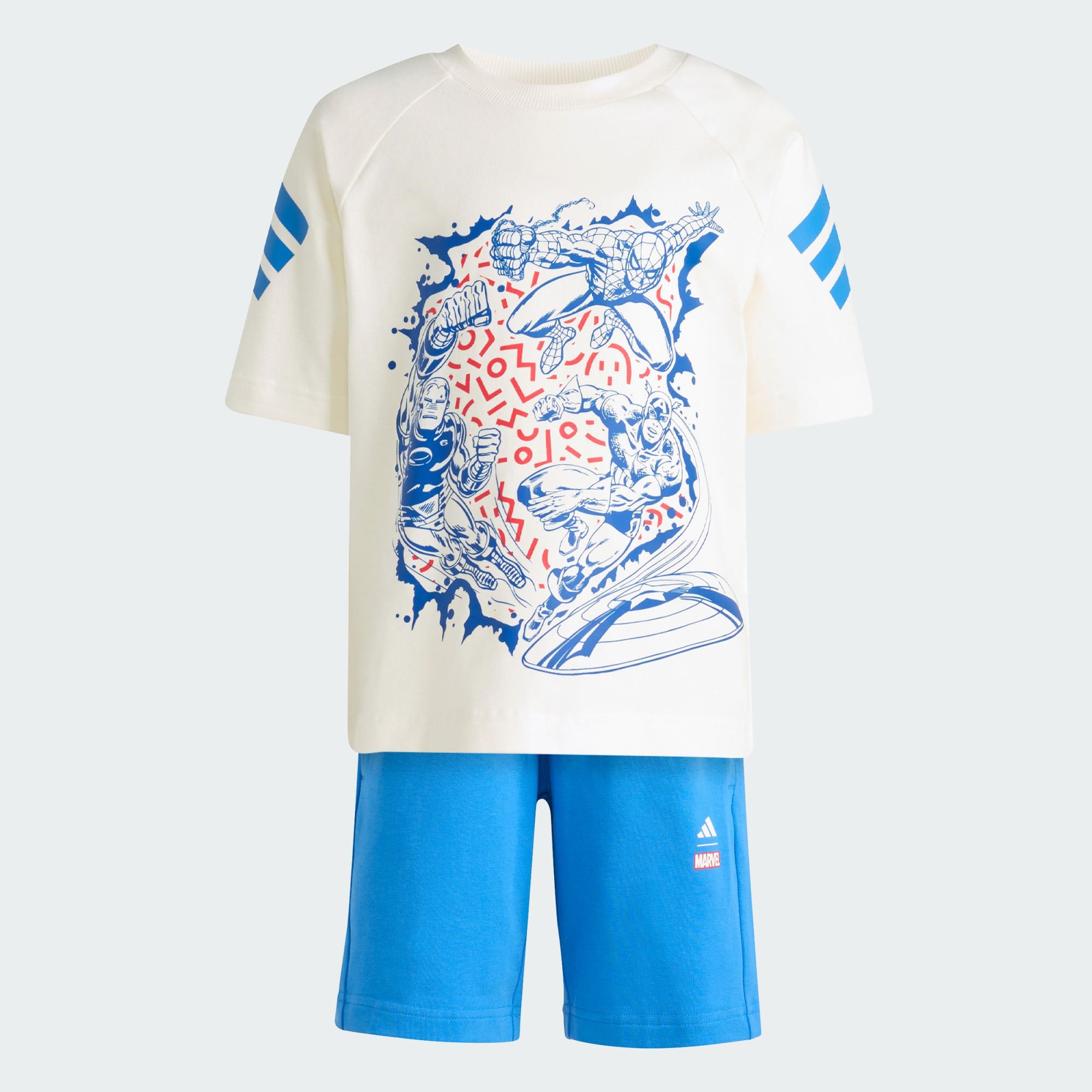 adidas Sportswear Hausanzug ADIDAS MARVEL AVENGERS T-SHIRT SET (1 tlg)